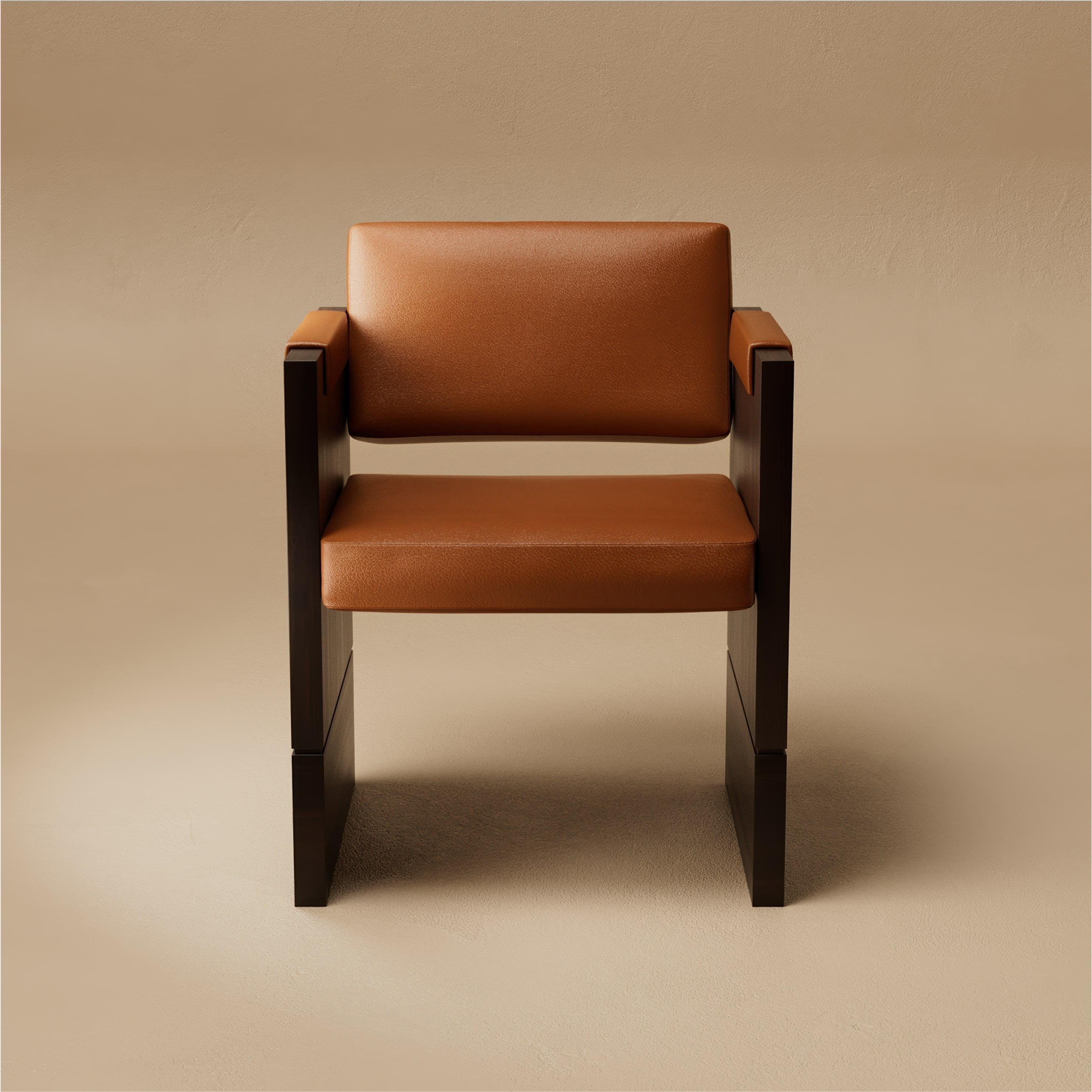 American G.06 Dining Chair / Ebonized Walnut by Lusano For Sale