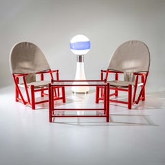 G23 Poltrone e tavolino Hoop di Piero Palange & Werther Toffoloni, Italia