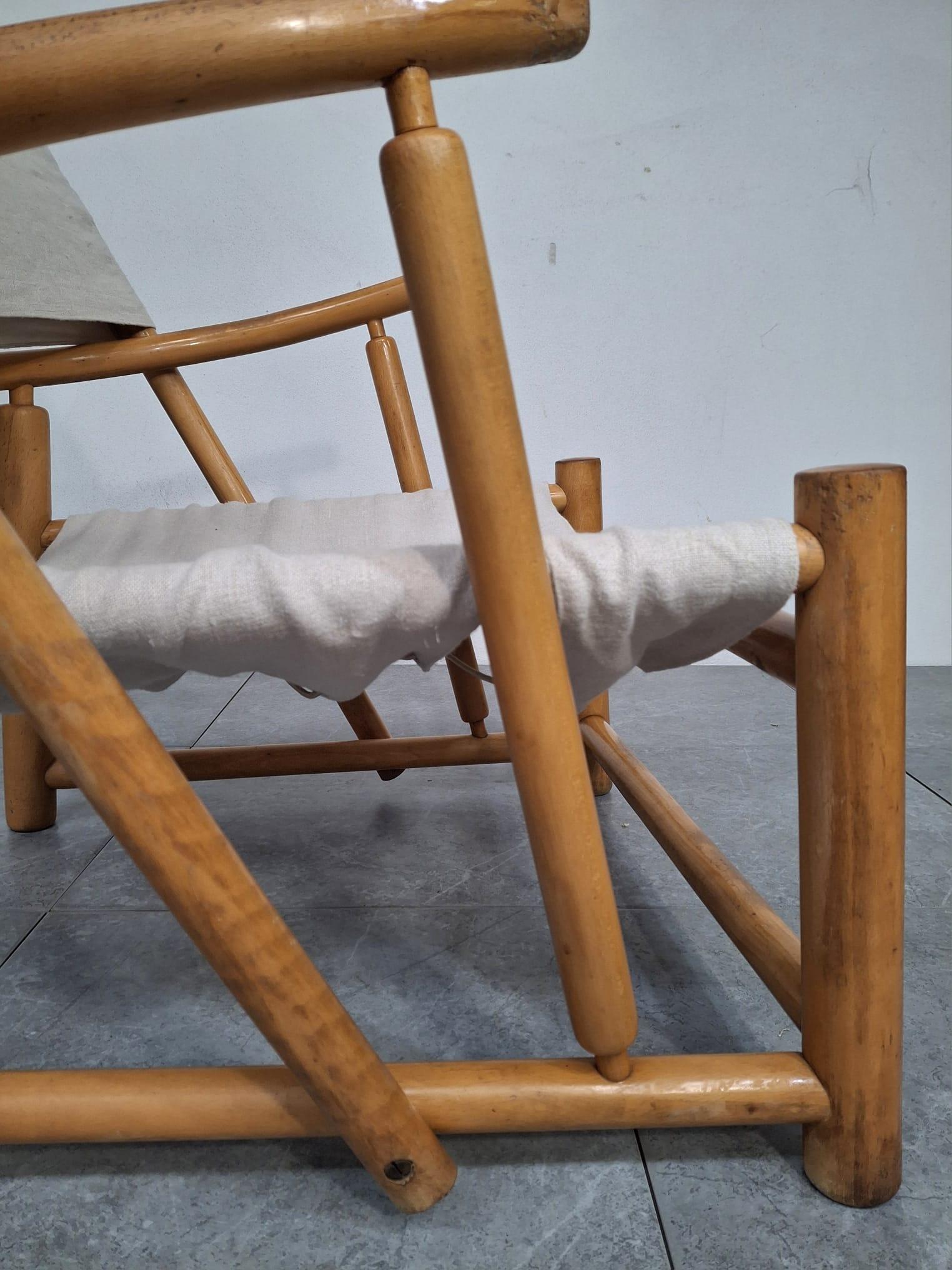 Italian G23 Hoop Lounge Chair by Piero Palange & Werther Toffoloni for Germa in vendita