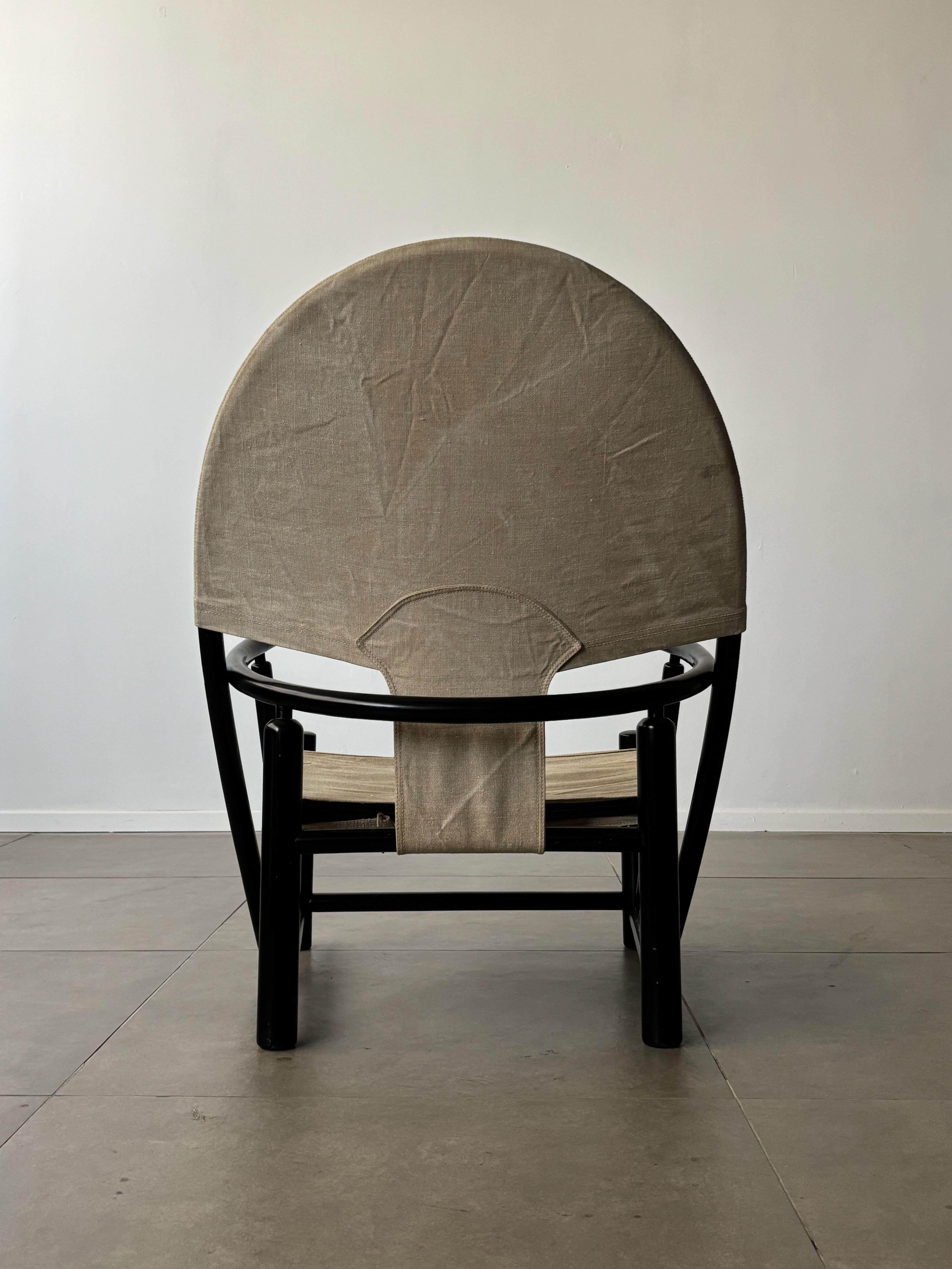G23 Creolen-Loungesessel, Design Piero Palange & Werther Toffoloni für Germa 1972 (Leinwand) im Angebot