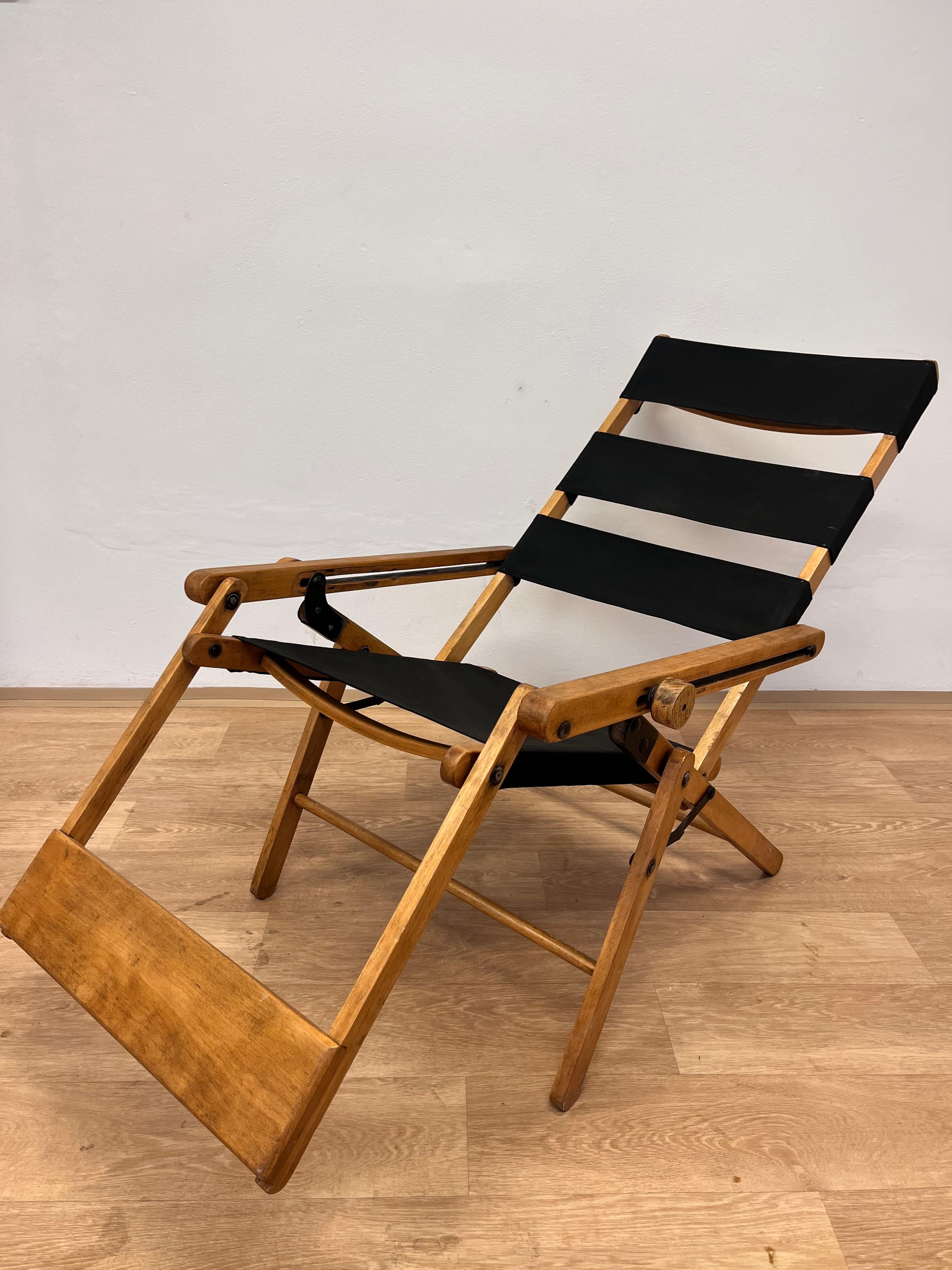 Sedia a sdraio G80 - Thonet, 1930 di Hans Luckhardt in vendita 1