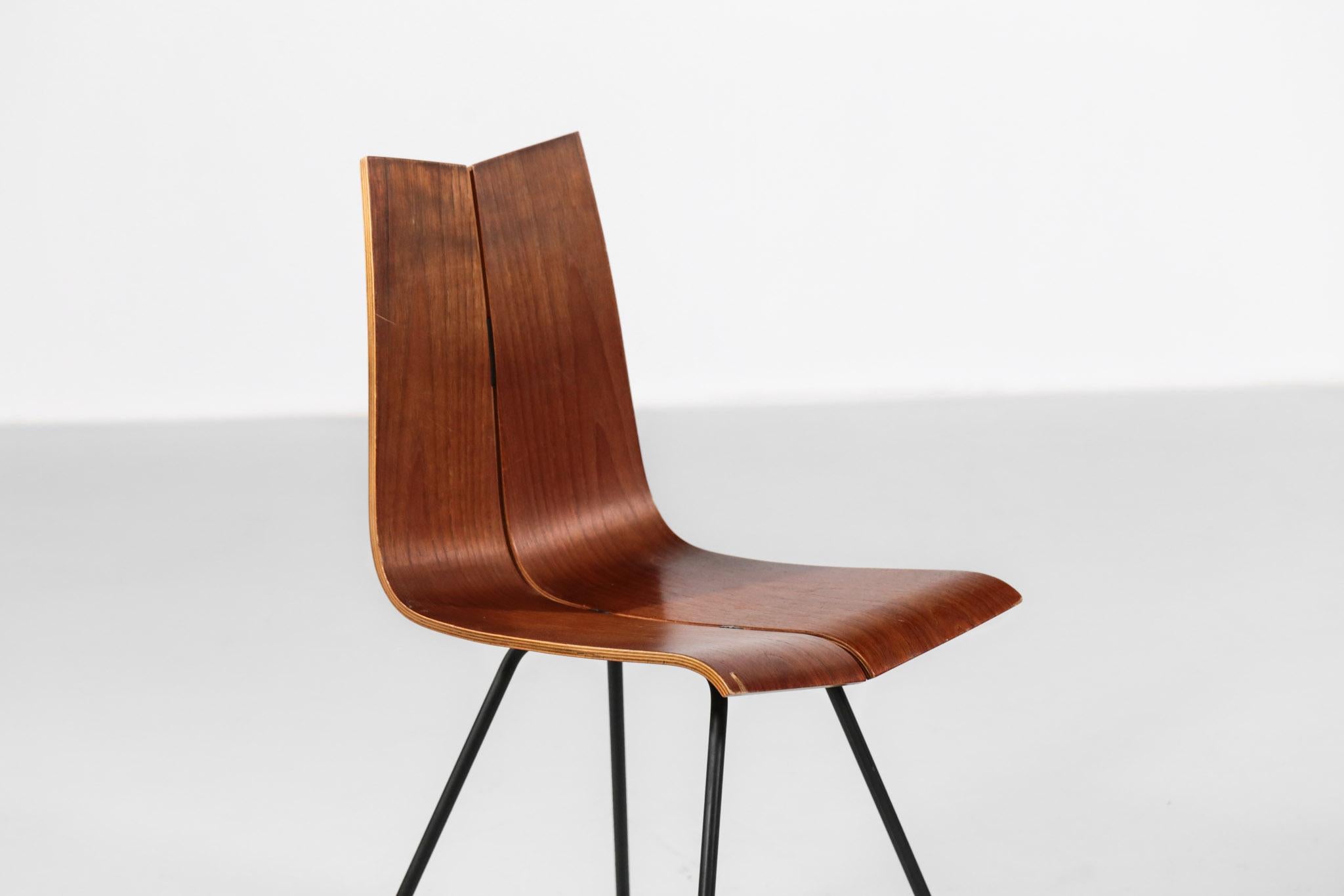 GA chair by Hans Bellmann, Suisse Design, 1960s For Sale 2