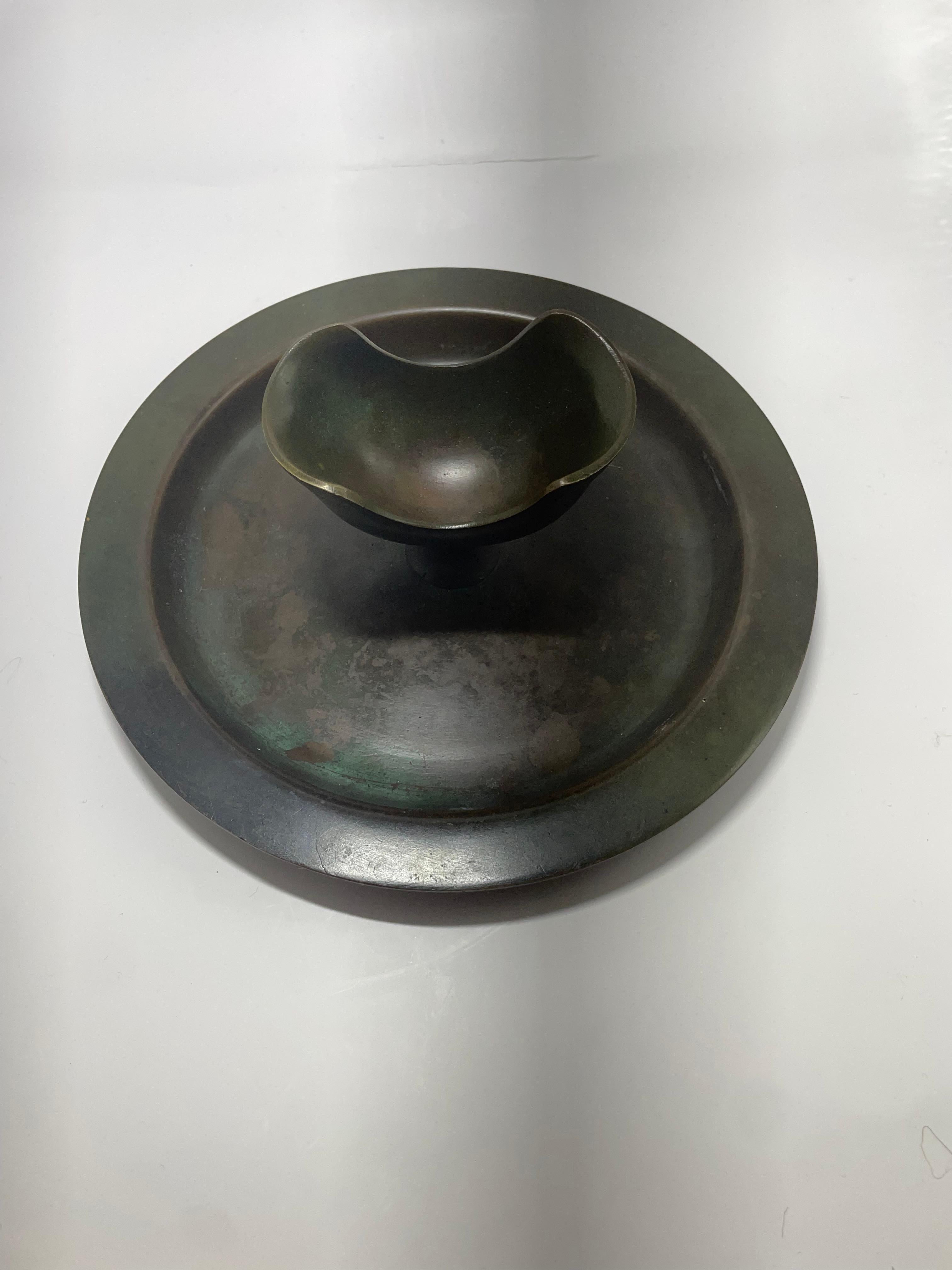 Art Déco GAB Bronze - Decorative plate in vendita