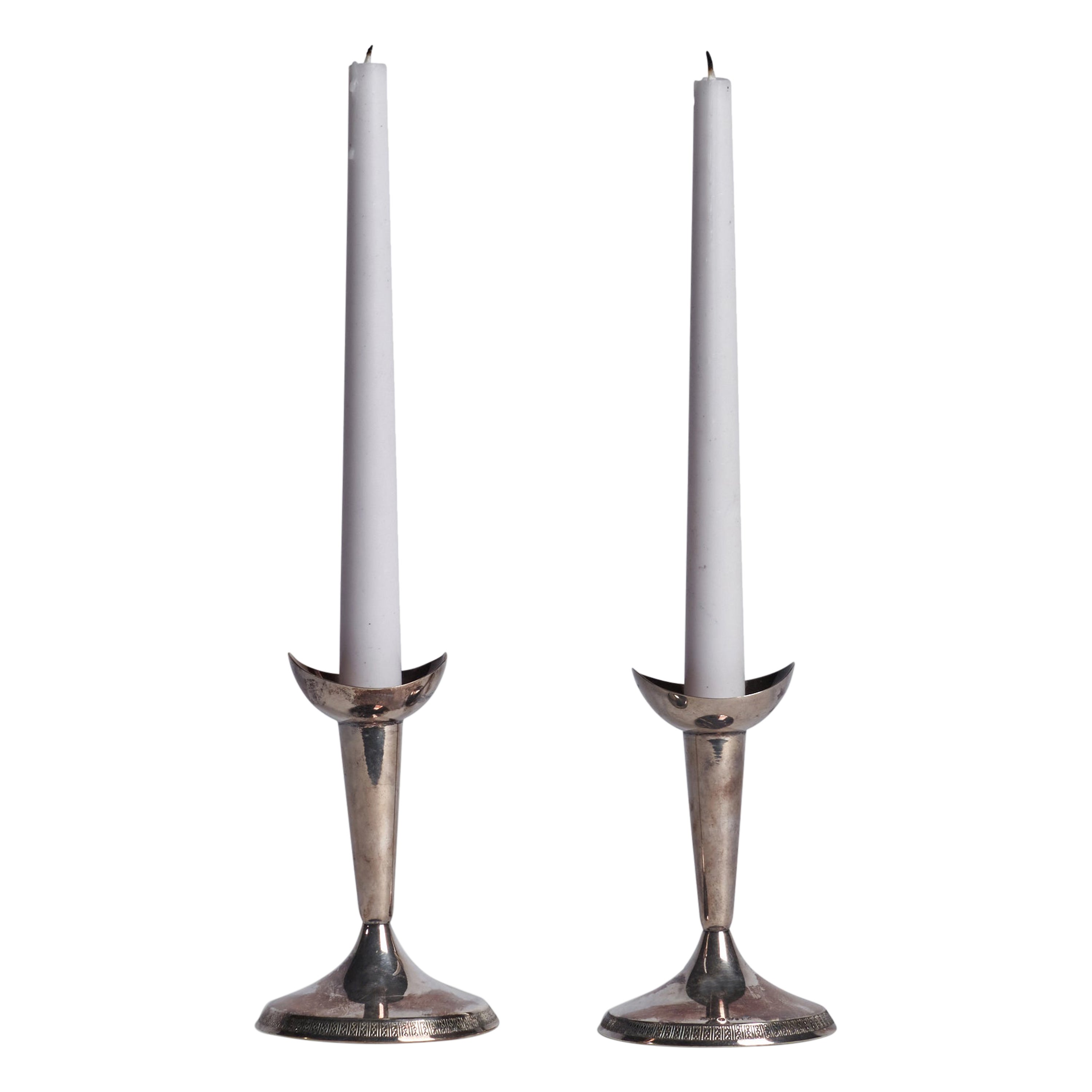 GAB, chandeliers, argent sterling, Suède, années 1930