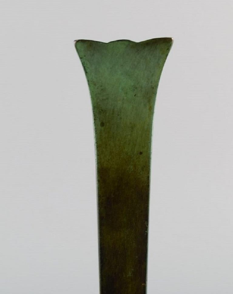 Mid-20th Century Gab (Guldsmedsaktiebolaget), Art Deco Vase in Bronze, 1930s / 40s