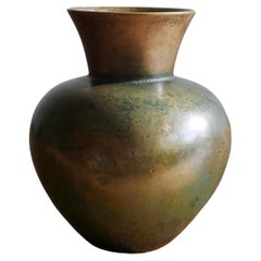 Vintage GAB Guldsmedsaktiebolaget, Vase, Bronze, Sweden, 1930s