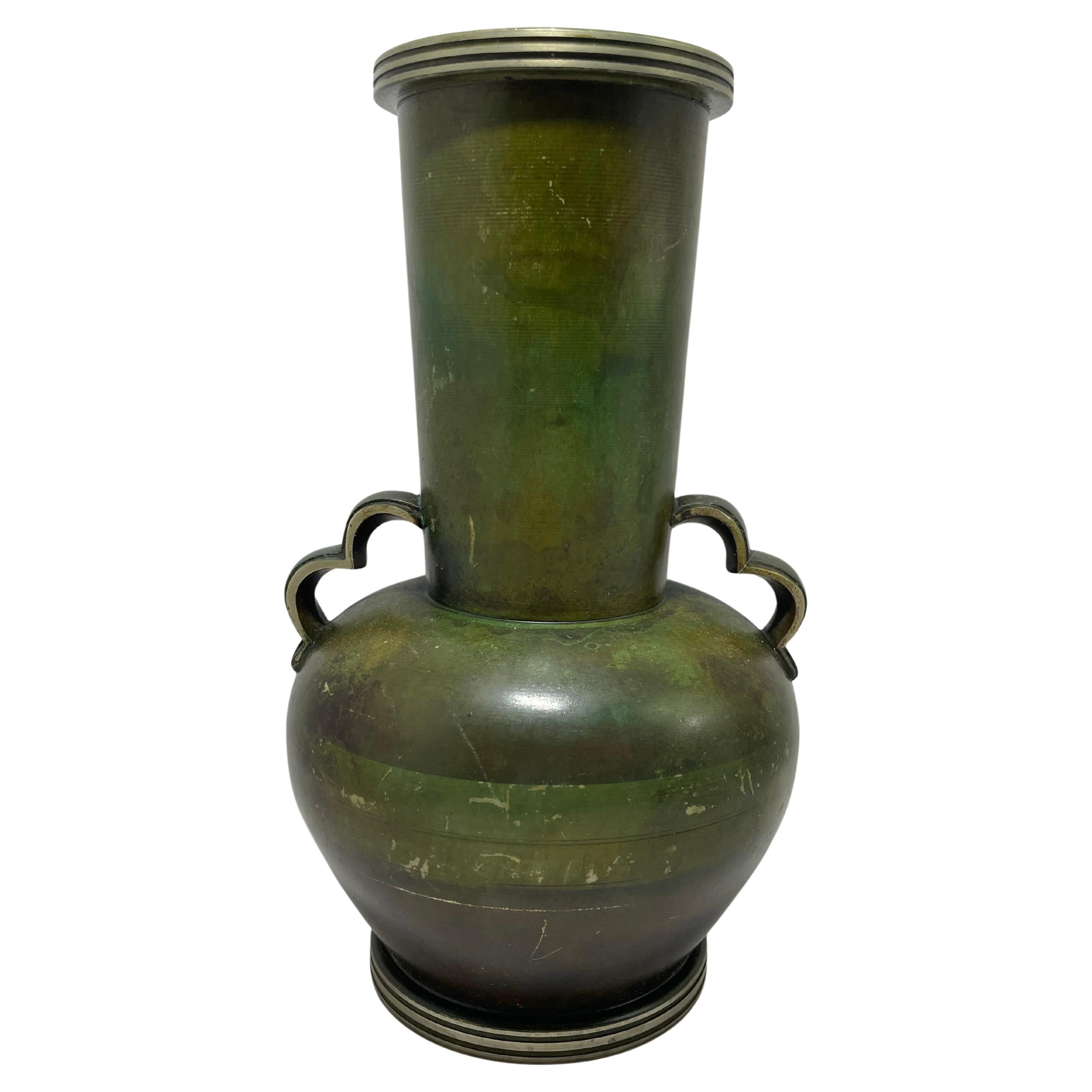 GAB Orio - Bronze vase 1930's