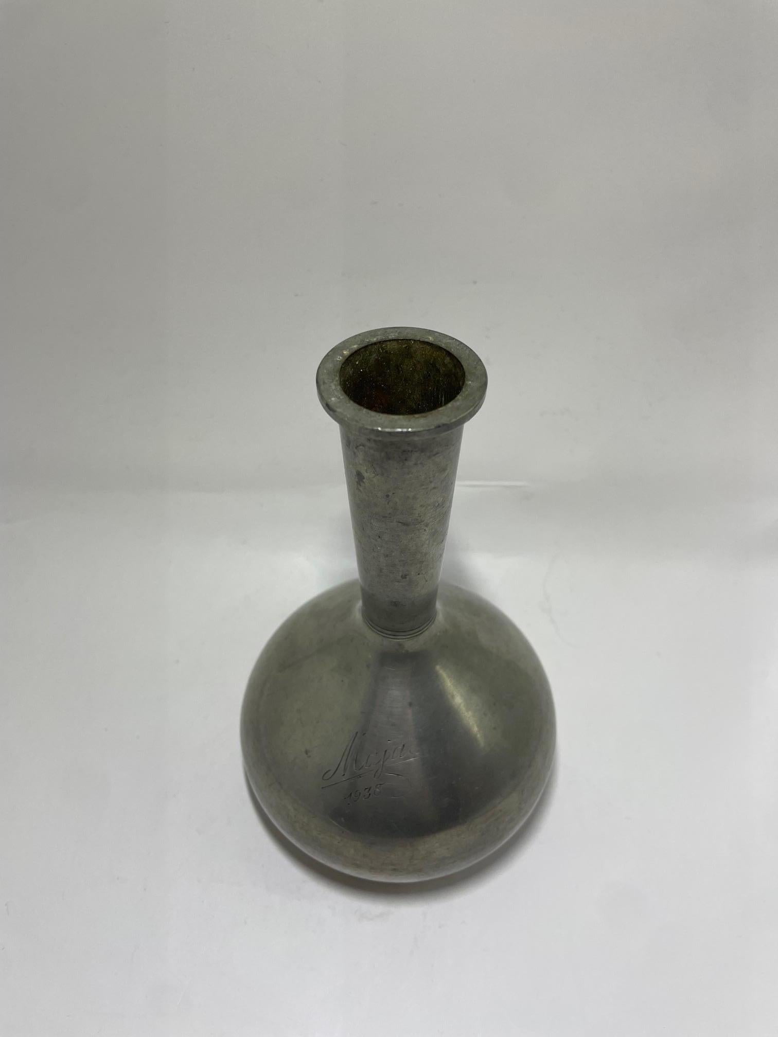 Scandinavo moderno Peltro GAB - Vaso 1931 in vendita
