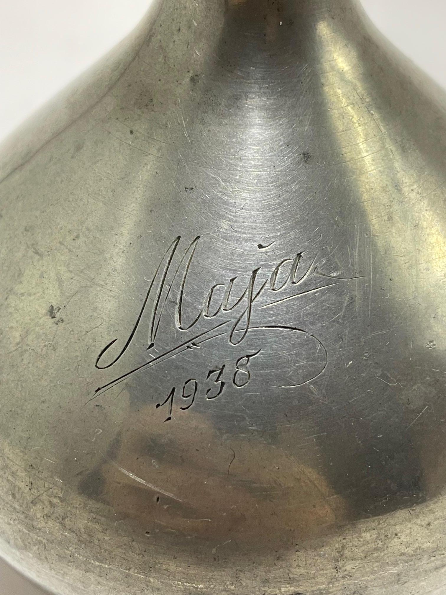 Peltro GAB - Vaso 1931 In condizioni buone in vendita a Stockholm, SE