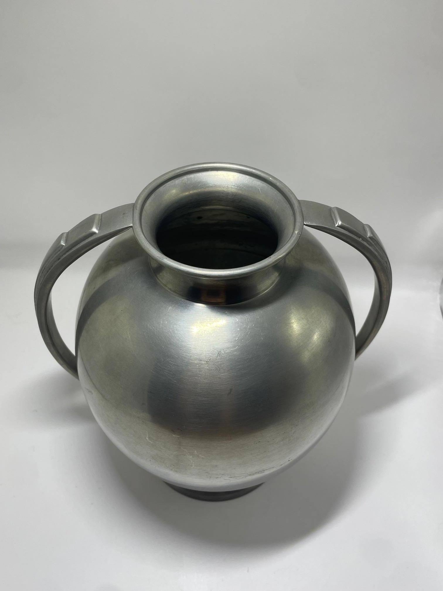 Peltro Vaso in peltro GAB - grazia svedese - anni '30 in vendita
