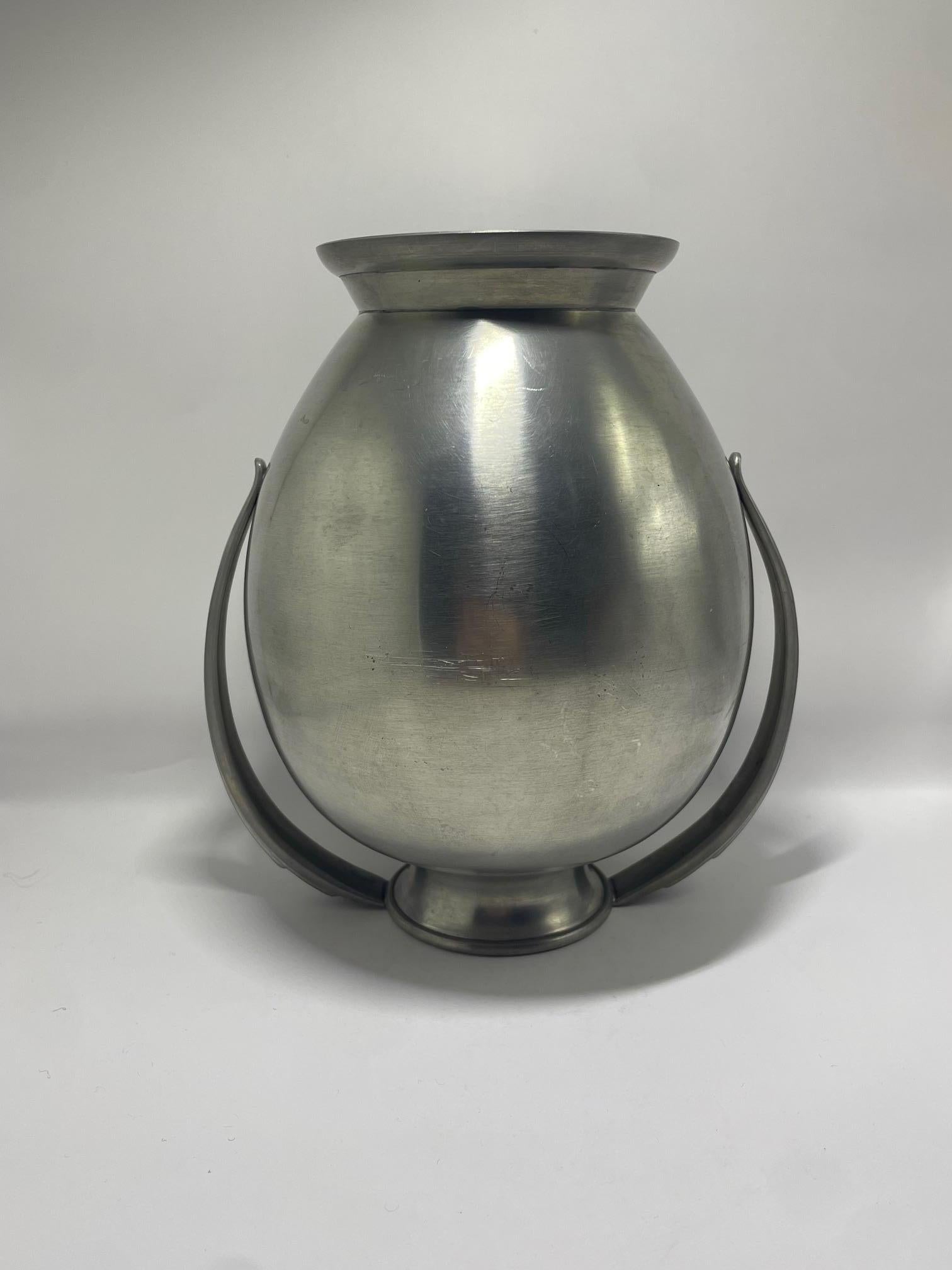 Vaso in peltro GAB - grazia svedese - anni '30 in vendita 1
