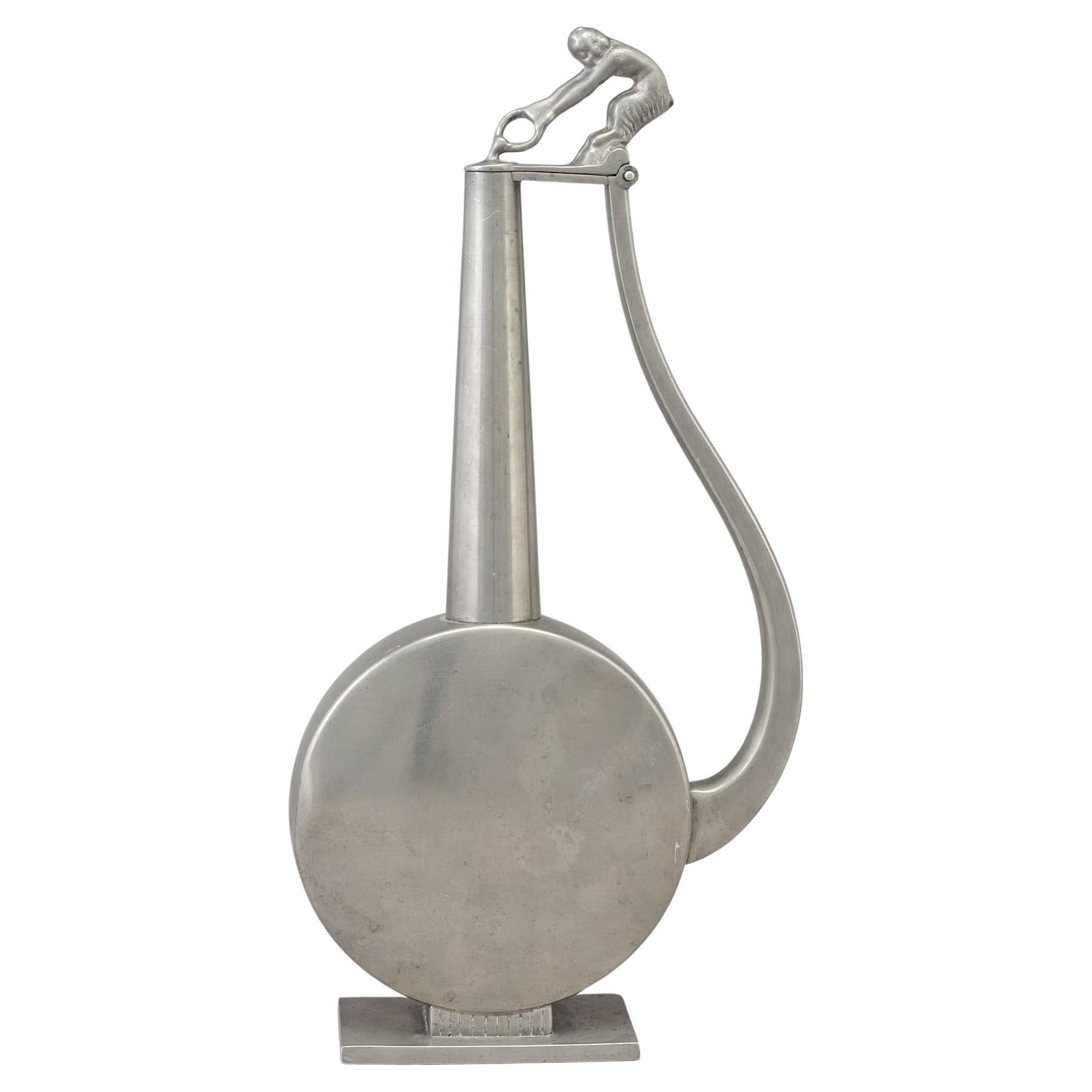 GAB Pewter Vase/Jug - Art Deco