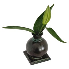 Jacob Ängman for GAB, Solid Bronze Vase, Swedish Grace / Art Deco 1920/30s