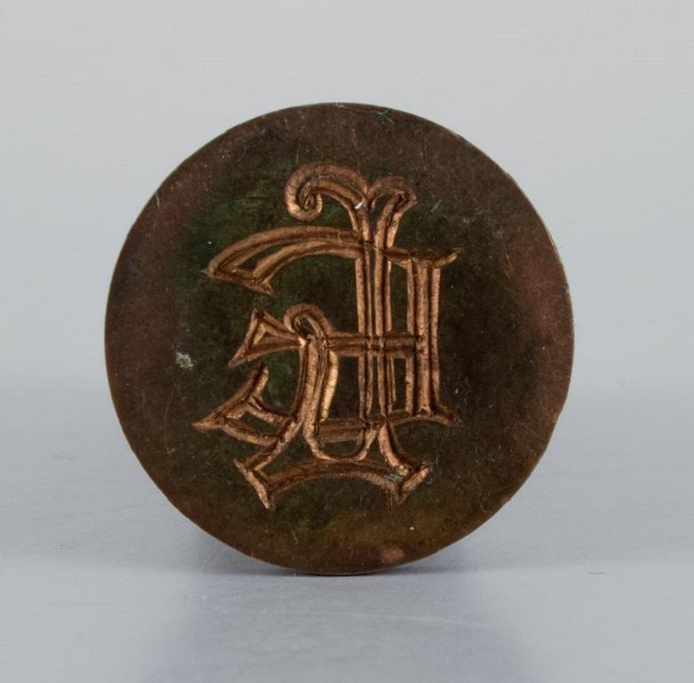 GAB Schweden, ein Schreibset aus Bronze. Art Déco, ca. 1930 im Angebot 2