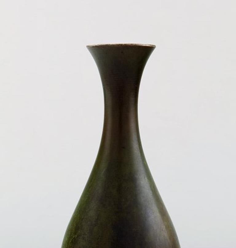 Swedish Gab, Sweden Art Deco Vase, Bronze, 1930s-1940s