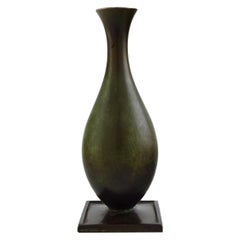 Gab, Sweden Art Deco Vase, Bronze, 1930s-1940s