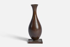GAB, Vase, Bronze, Sweden, 1930s