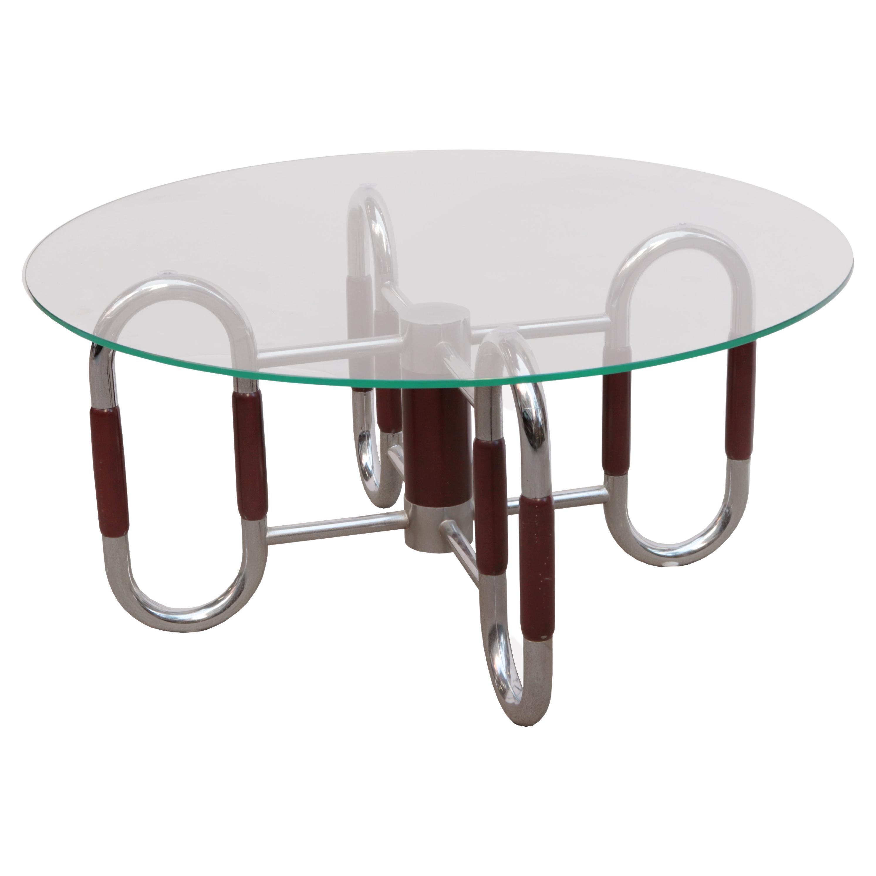 Gabatti E Isola Round Cocktail Table For Sale