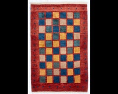 Gabbeh Tapis de laine noué à la main - 3'3" x 5'1"