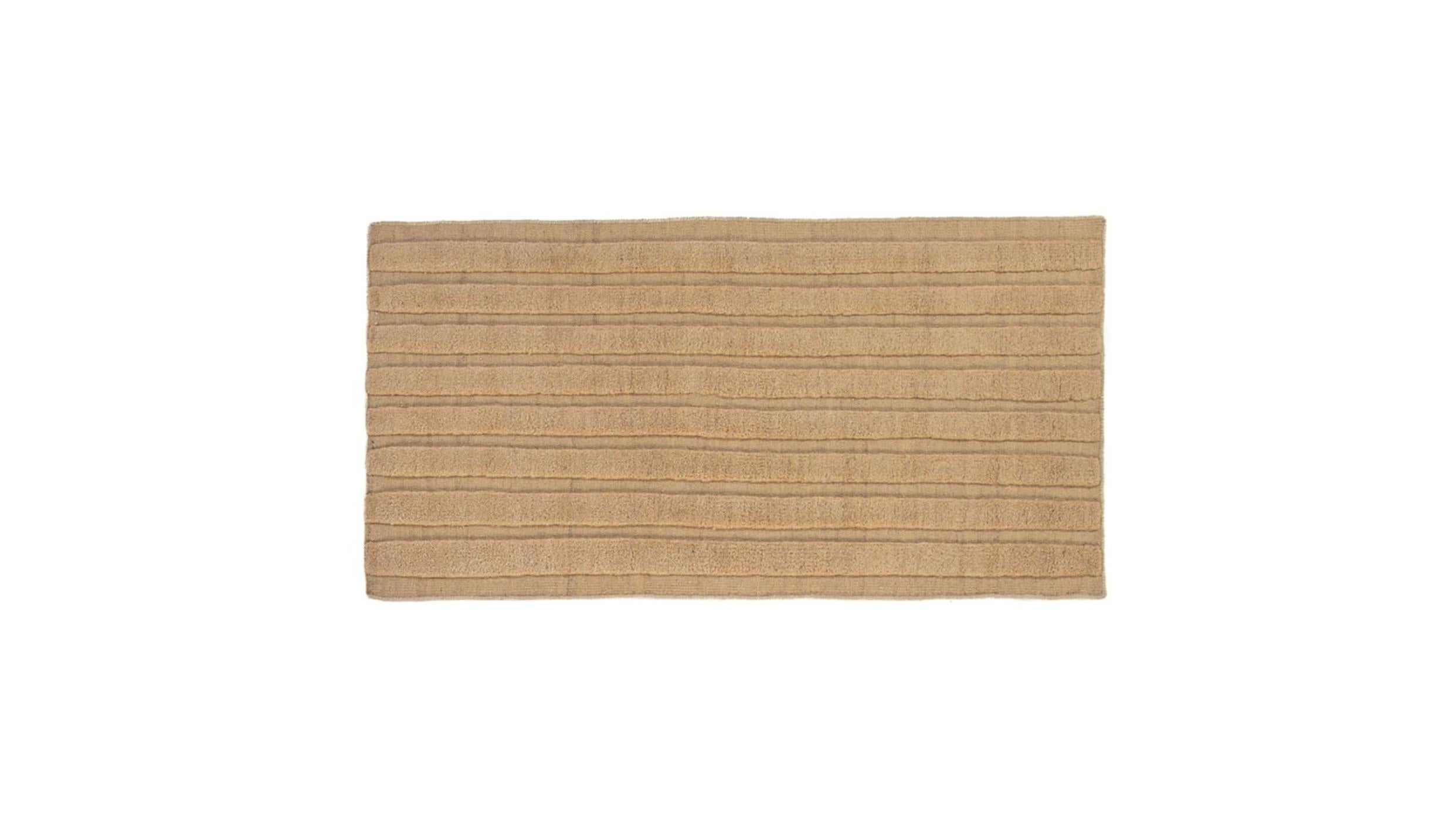 Gabbeh Interwoven with Kilim Rug by Taher Asad Bakhtiari
Dimensions: W 100 x L 195 cm
Materials: Wool

Taher Asad-Bakhtiari (B.1982, Tehran) is a self-taught artist whose practice focuses on, but is not limited to, objects, textiles and