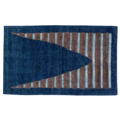 Gabbeh Interwoven with Warp Exposed Rug by Taher Asad Bakhtiari