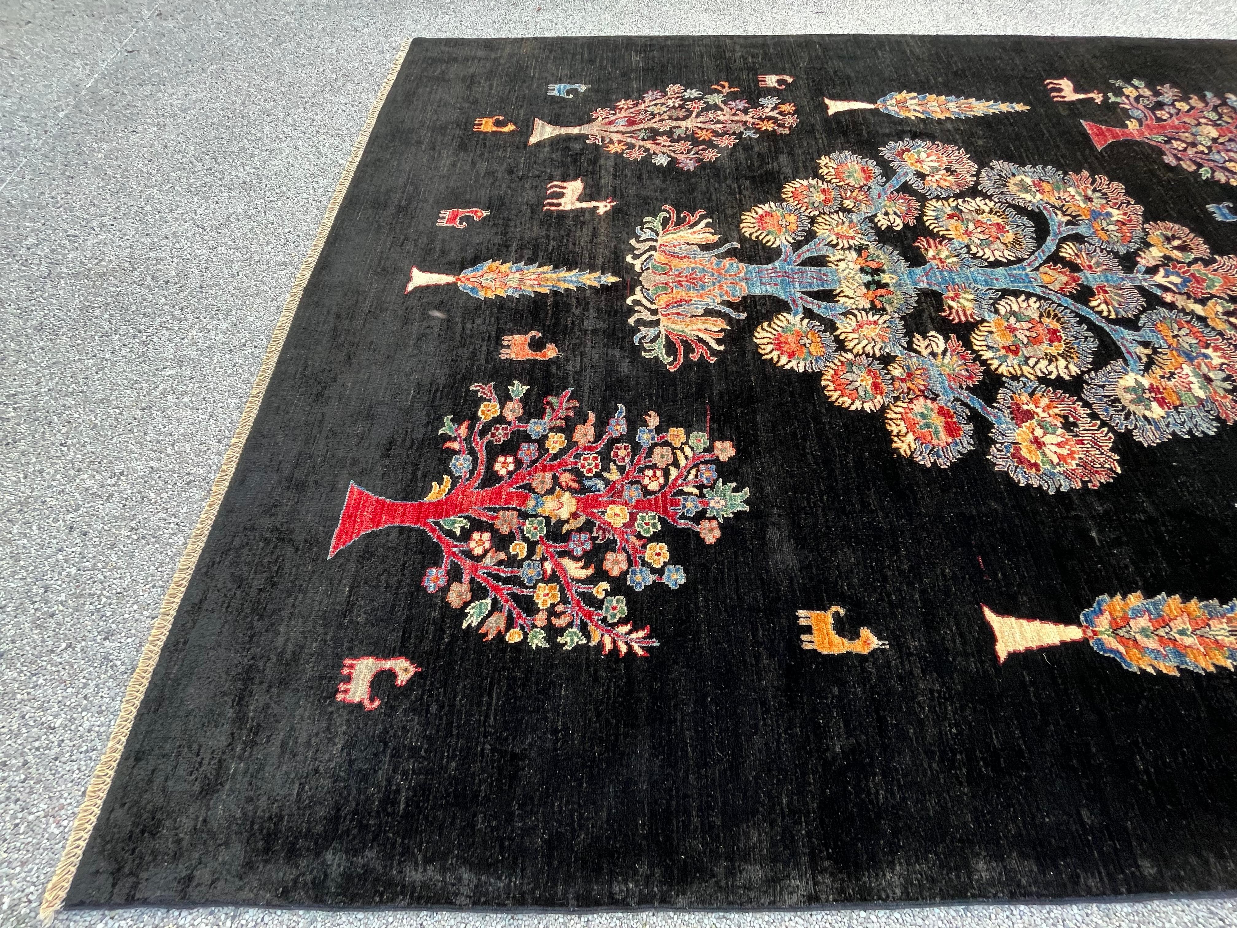 Gabbeh Loribaff Rug In Good Condition For Sale In RÉDING, FR