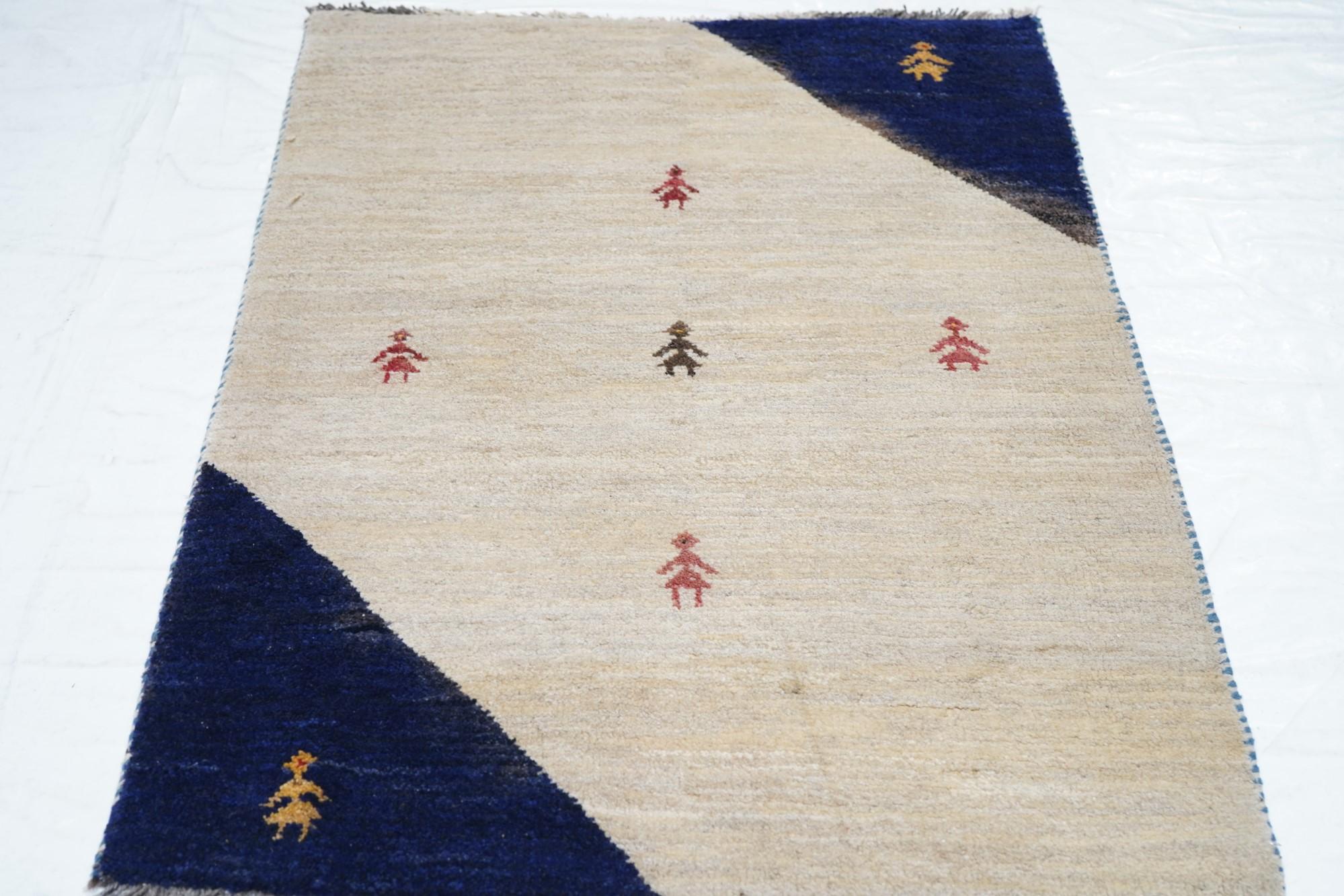 19th Century Gabbeh Rug For Sale