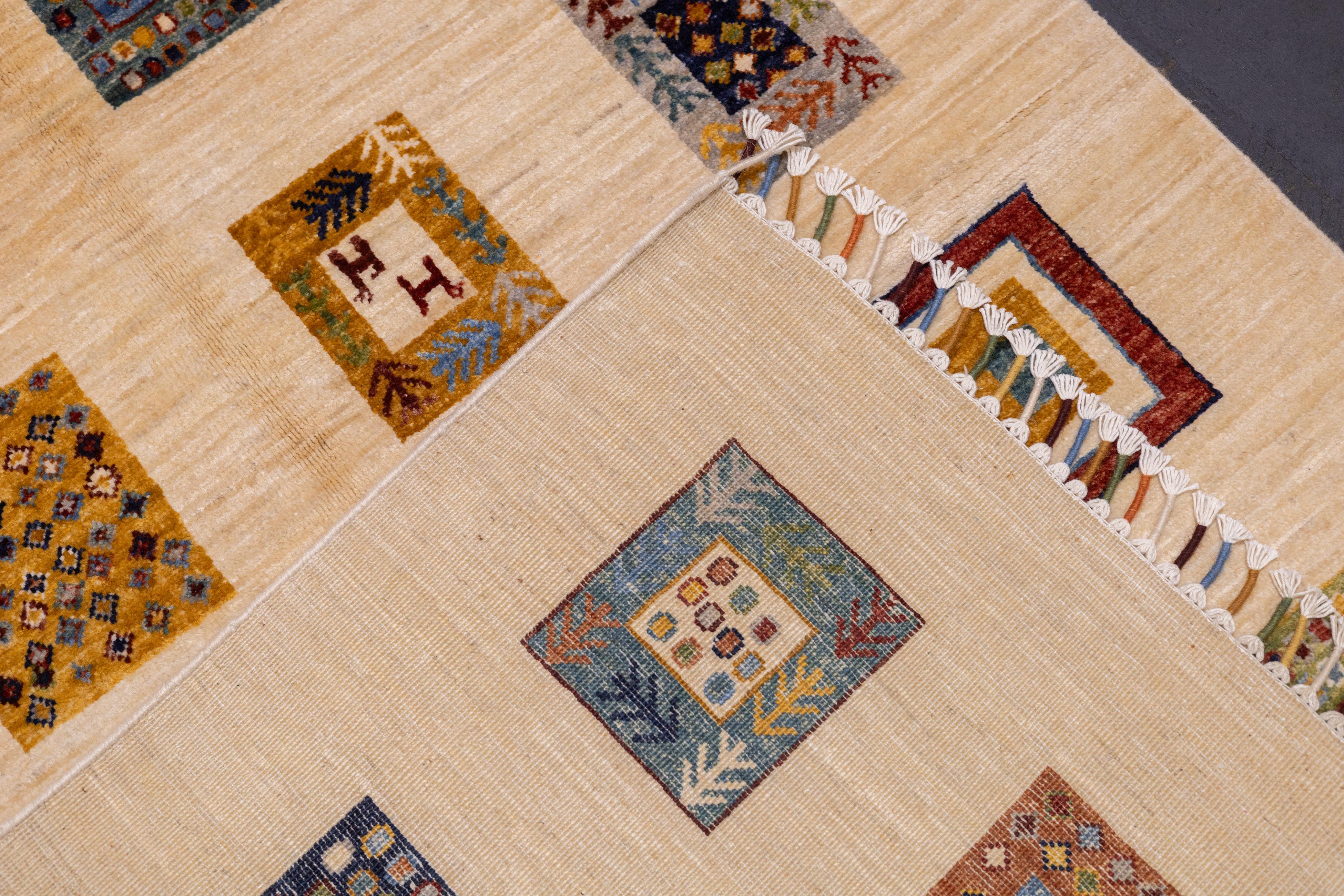 Gabbeh Teppich 3'11'' x 6'2'' im Angebot 3