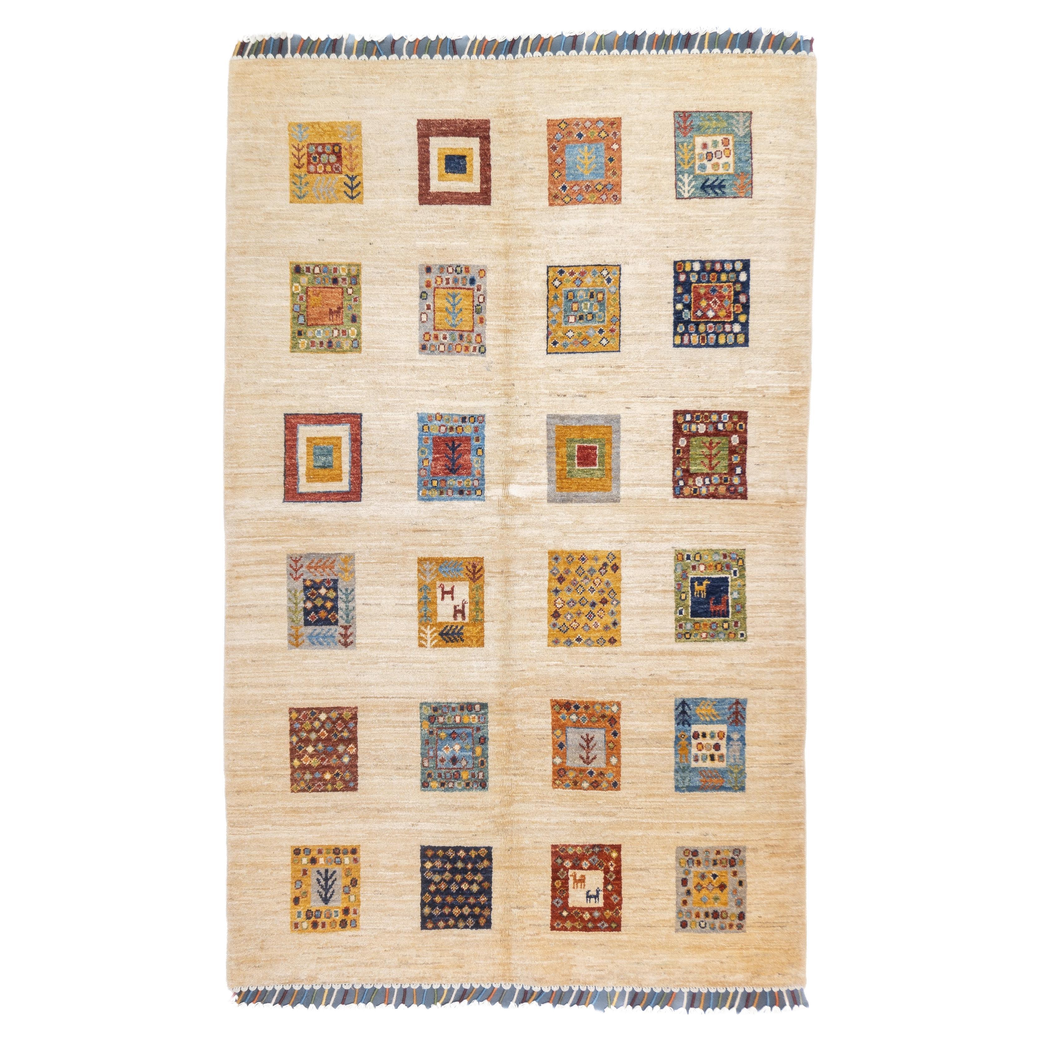 Gabbeh Rug 3'11'' x 6'2''