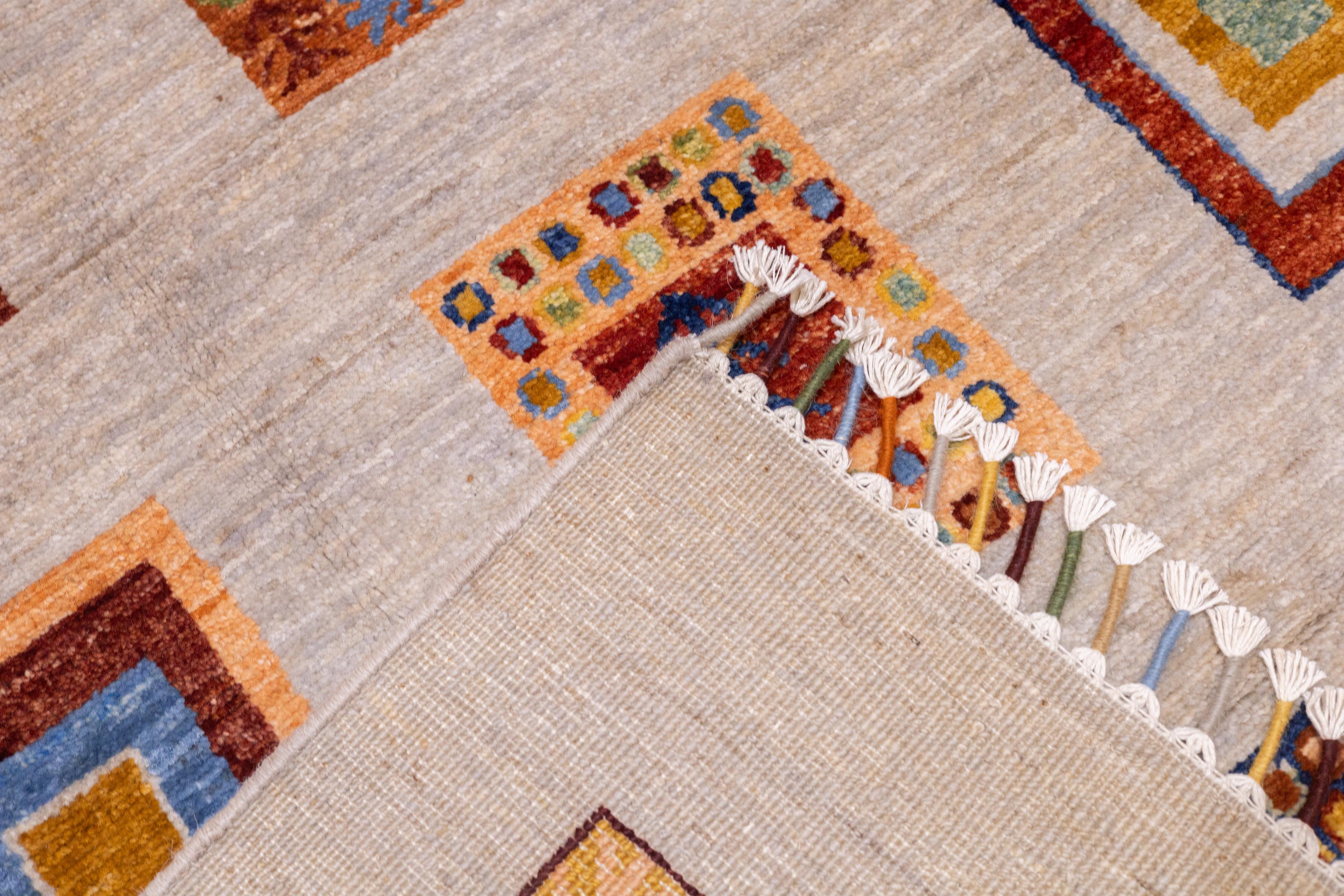 Gabbeh Teppich 3'11'' x 6'3'' im Zustand „Neu“ im Angebot in New York, NY