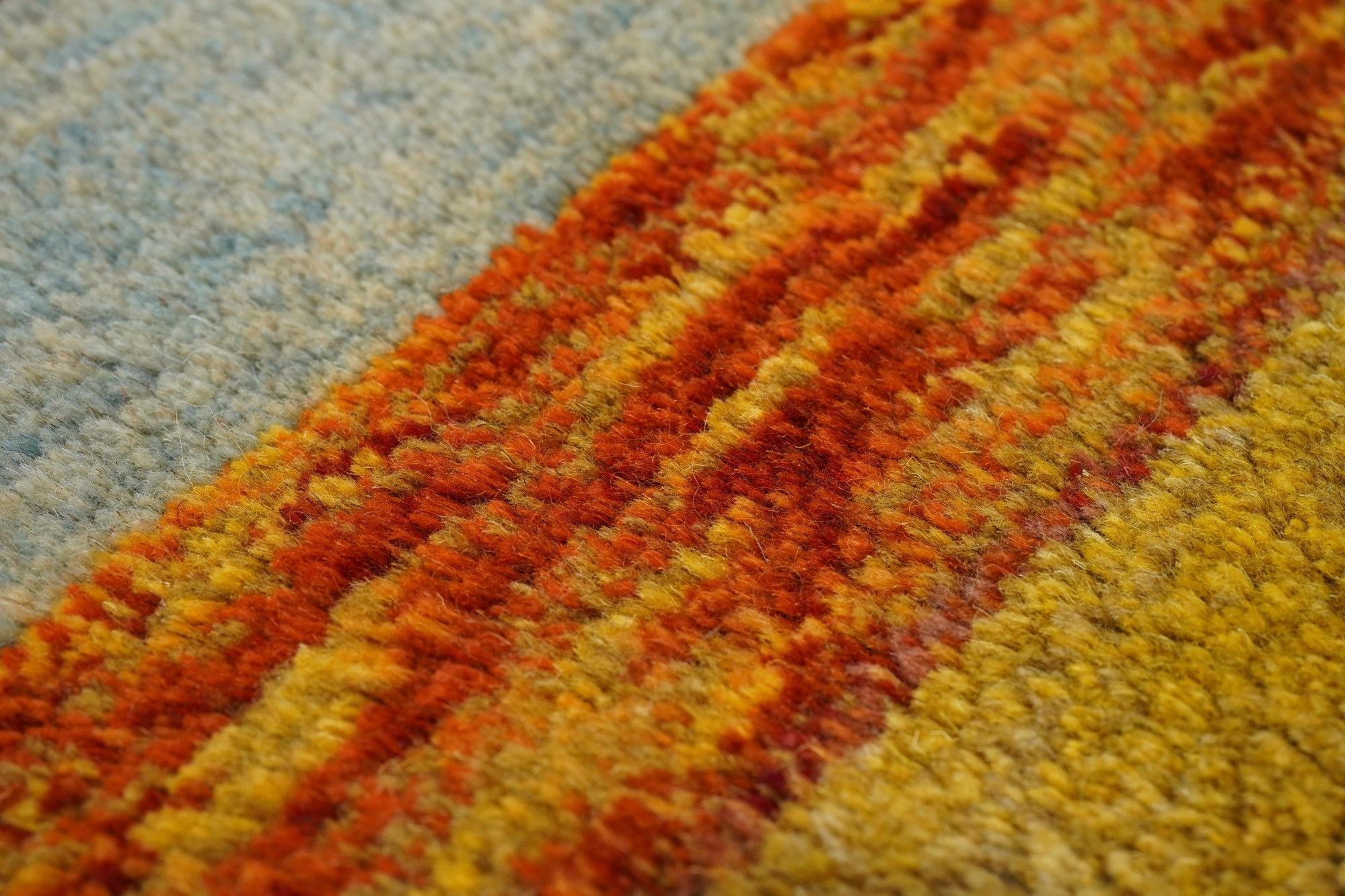 Gabbeh Teppich 3'5'' x 5'3'' (Wolle) im Angebot