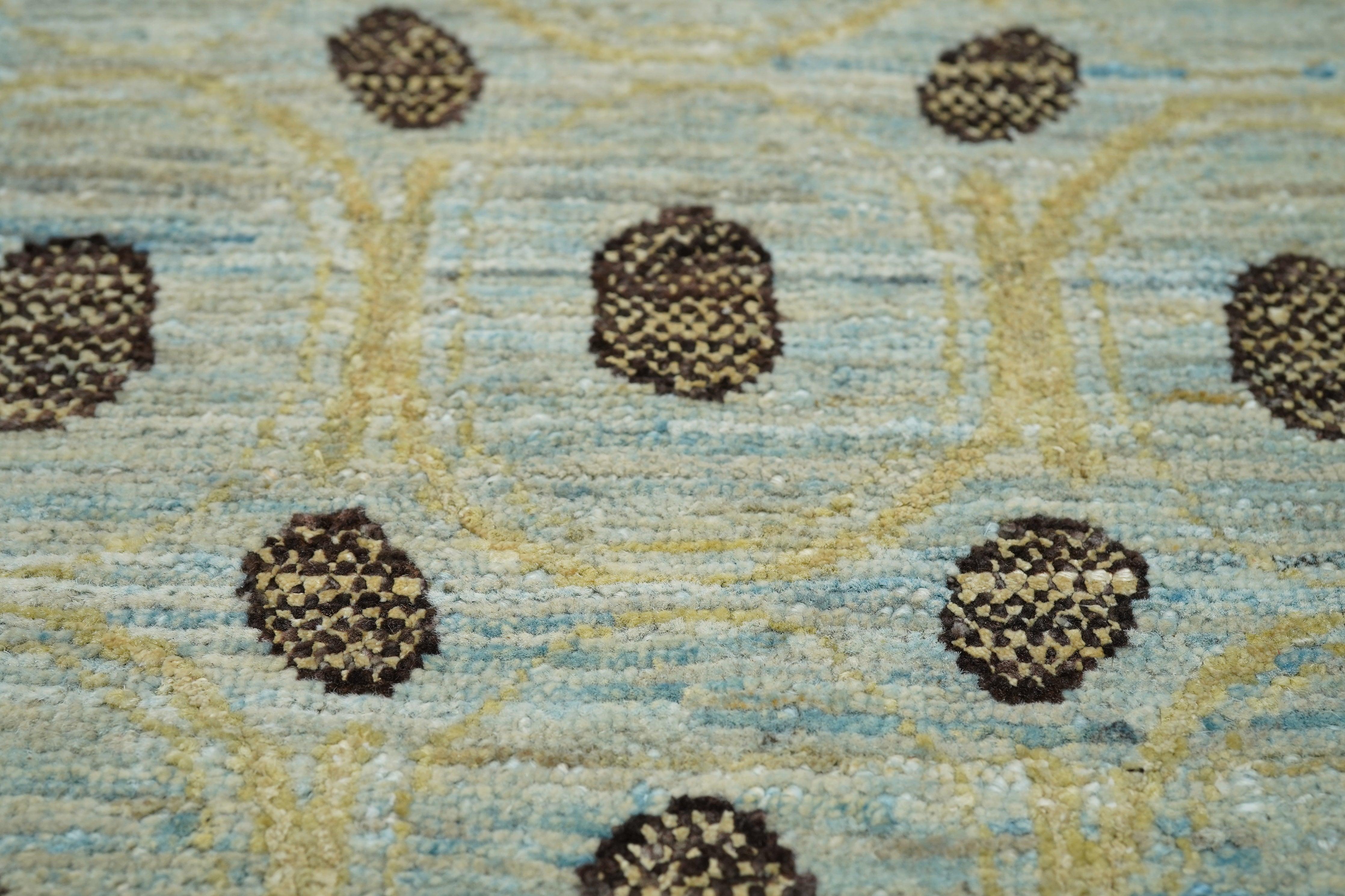Gabbeh Teppich 4'2'' x 5'7'' (Persisch) im Angebot