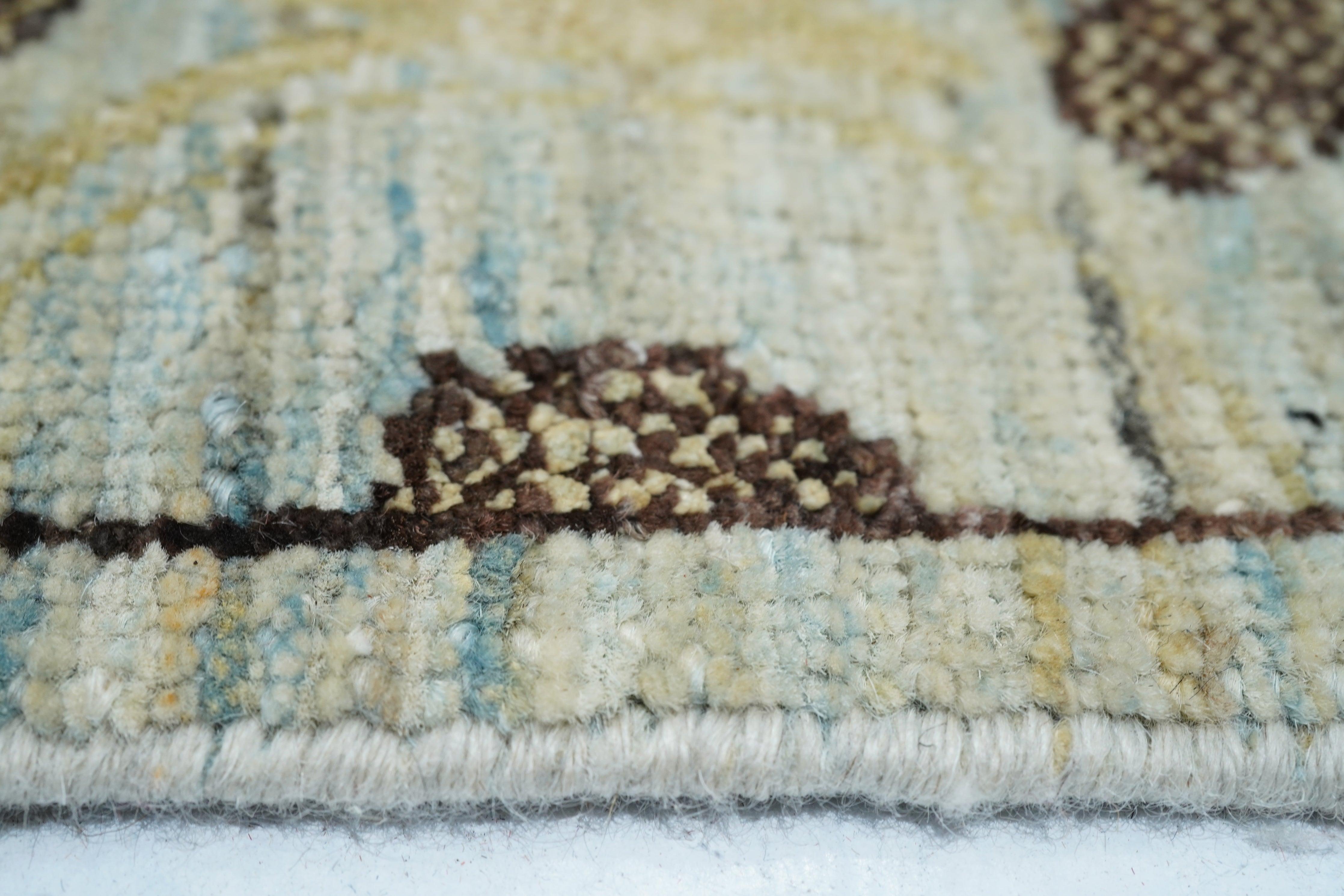 Gabbeh Teppich 4'2'' x 5'7'' im Angebot 1