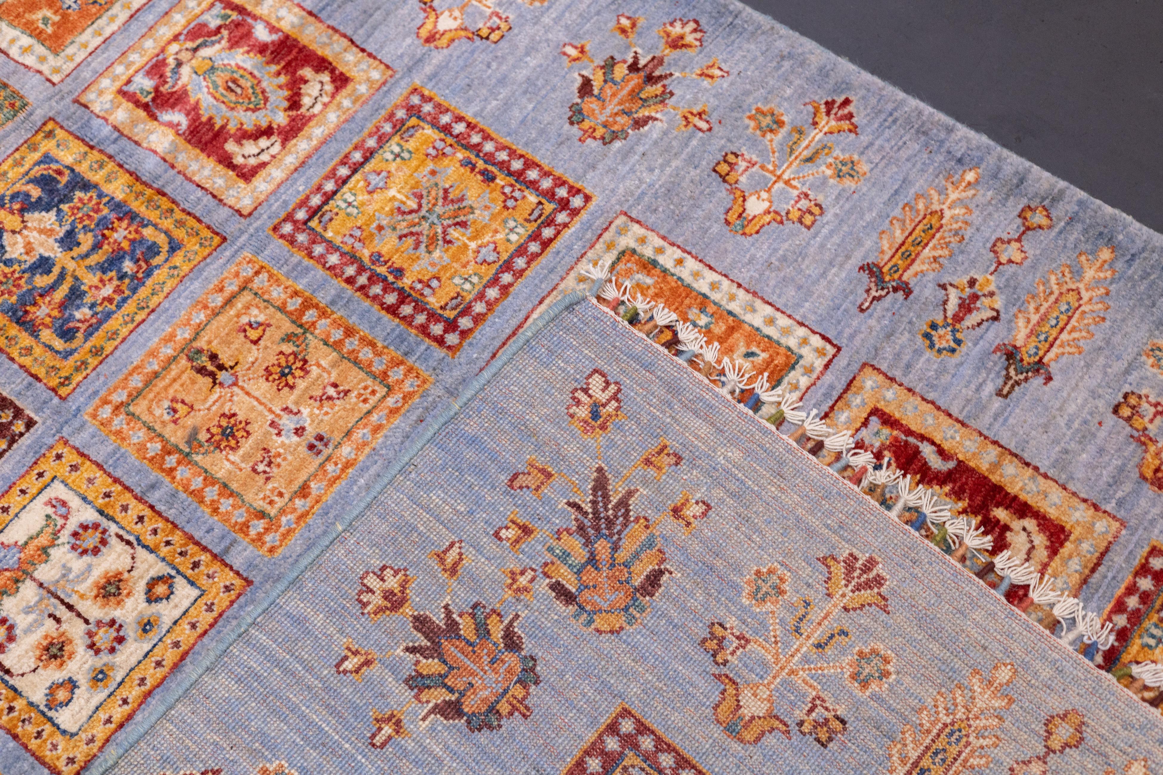 Gabbeh Teppich 4'2'' x 5'9'' im Angebot 4