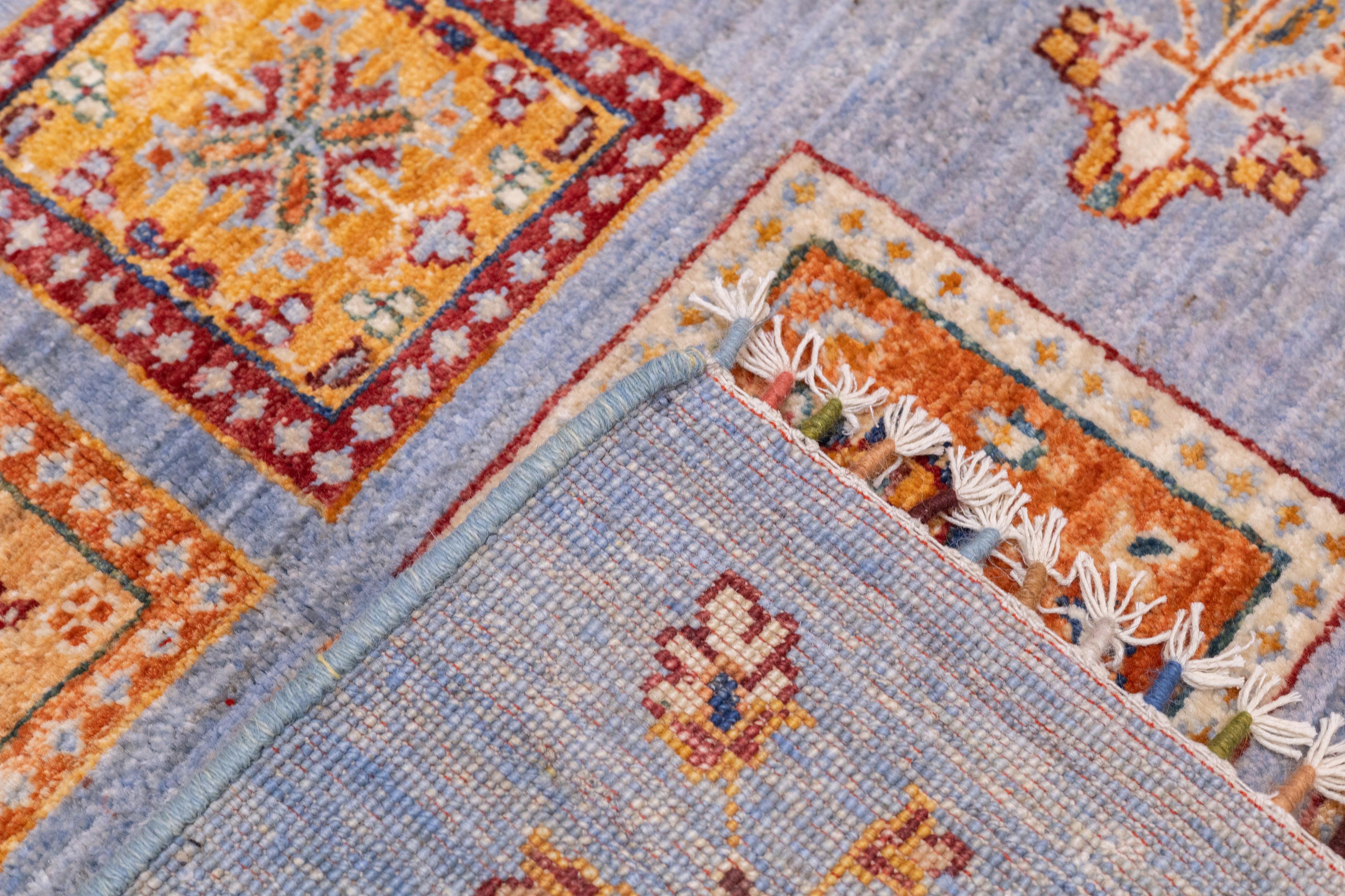 Gabbeh Teppich 4'2'' x 5'9'' im Angebot 5