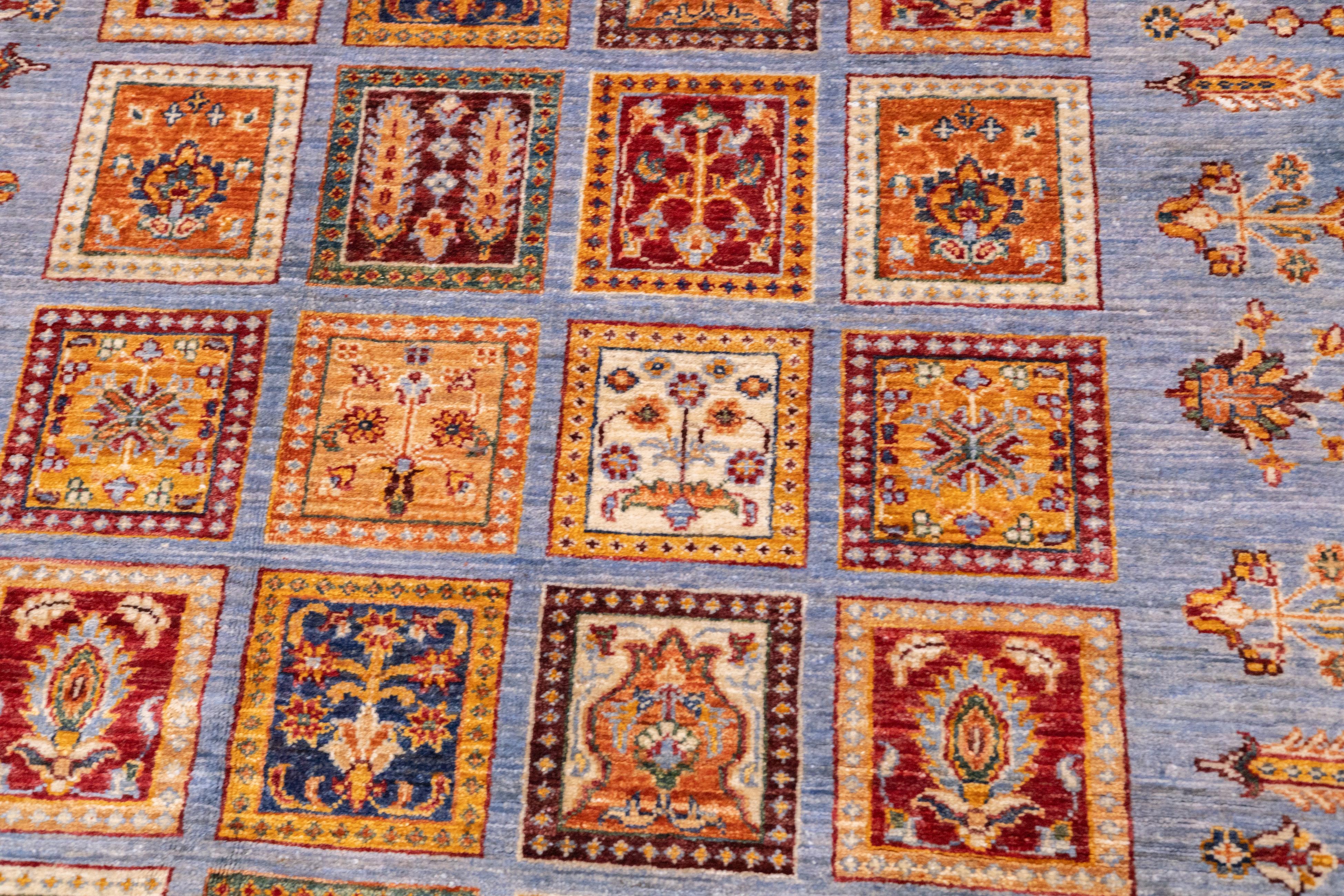 Gabbeh Teppich 4'2'' x 5'9'' im Angebot 1