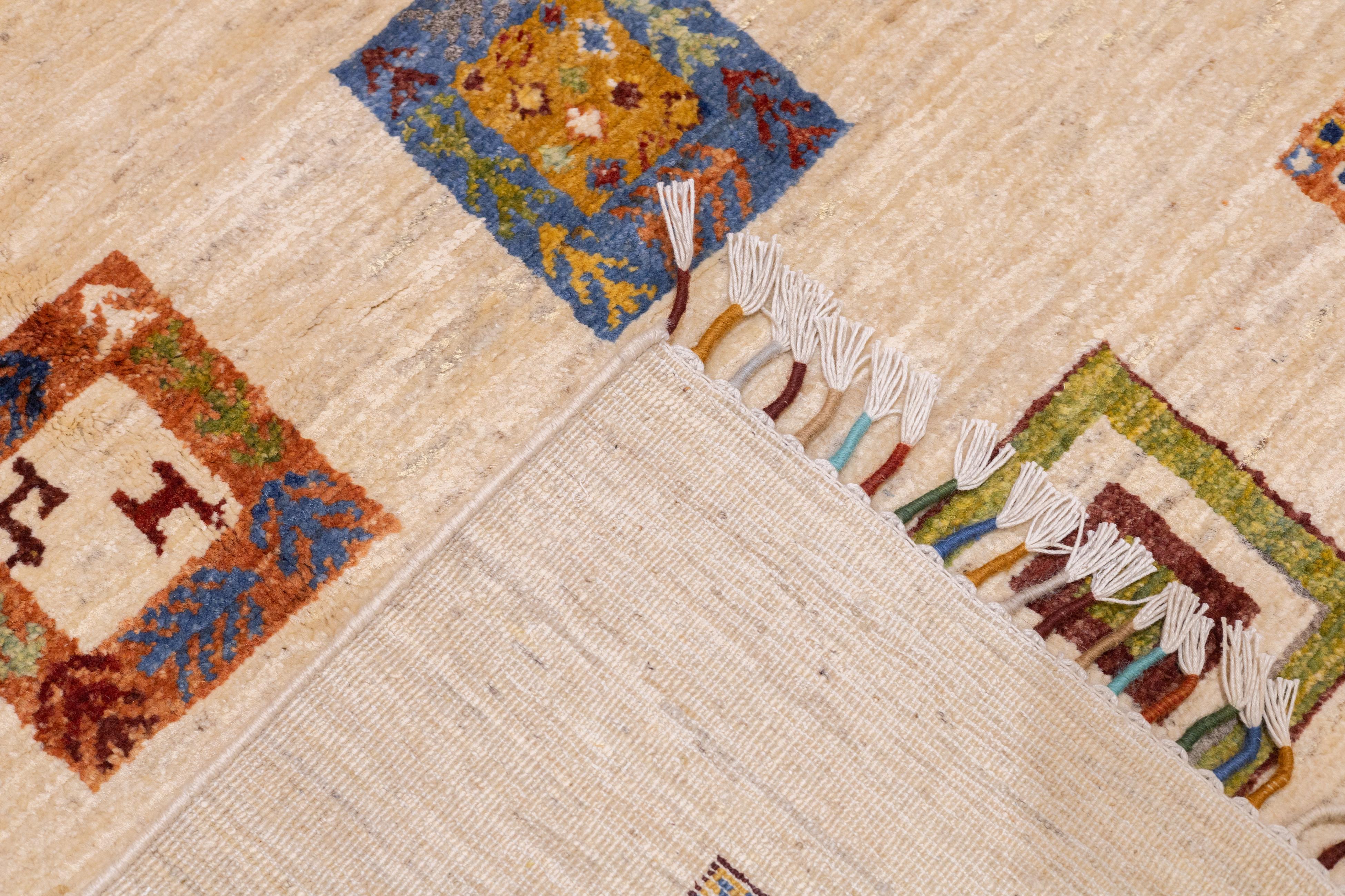 Tappeto Gabbeh 5'0'' x 6'6'' in vendita 3