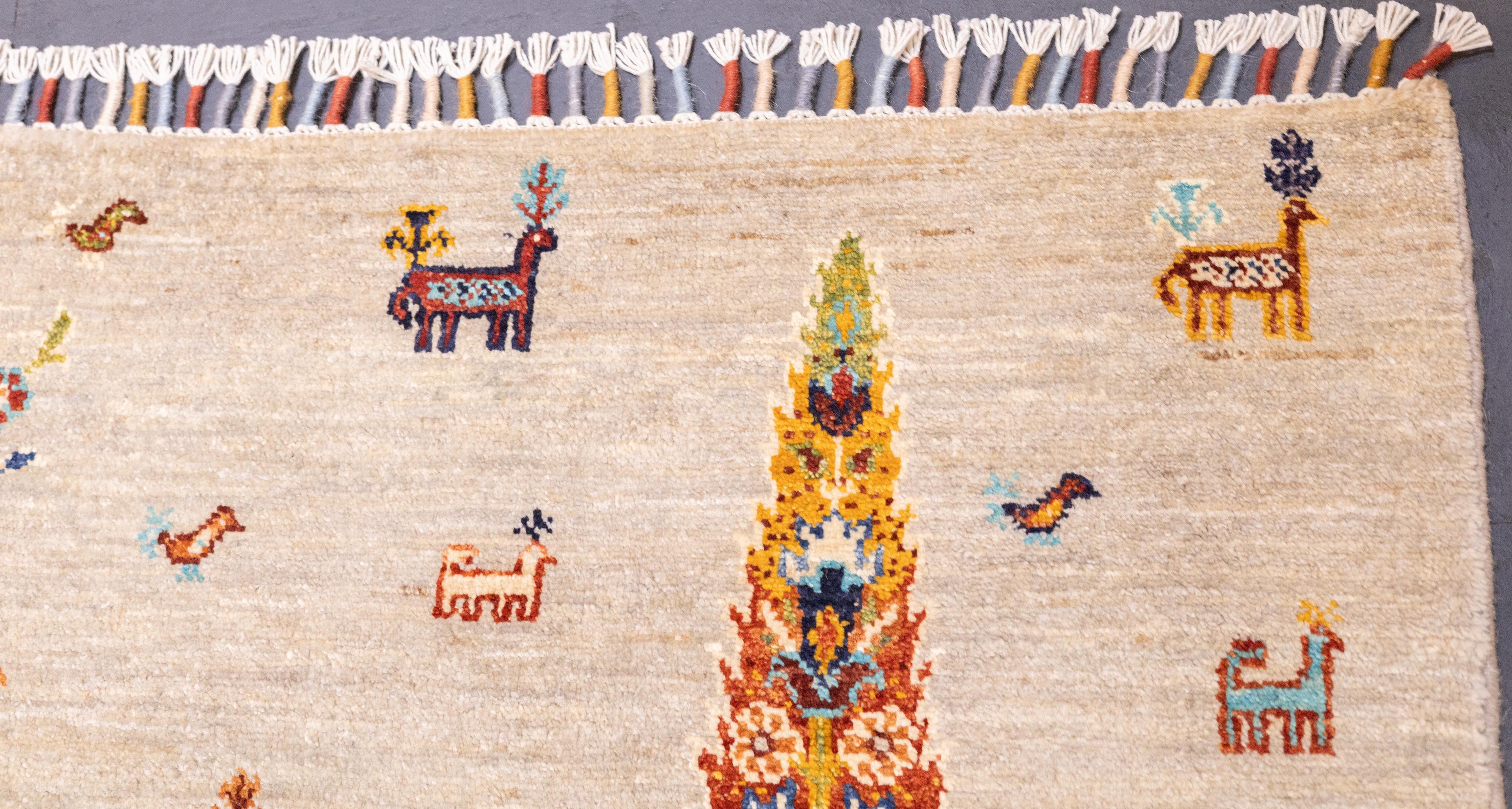 Lana Tappeto Gabbeh 5'6'' x 7'7'' in vendita