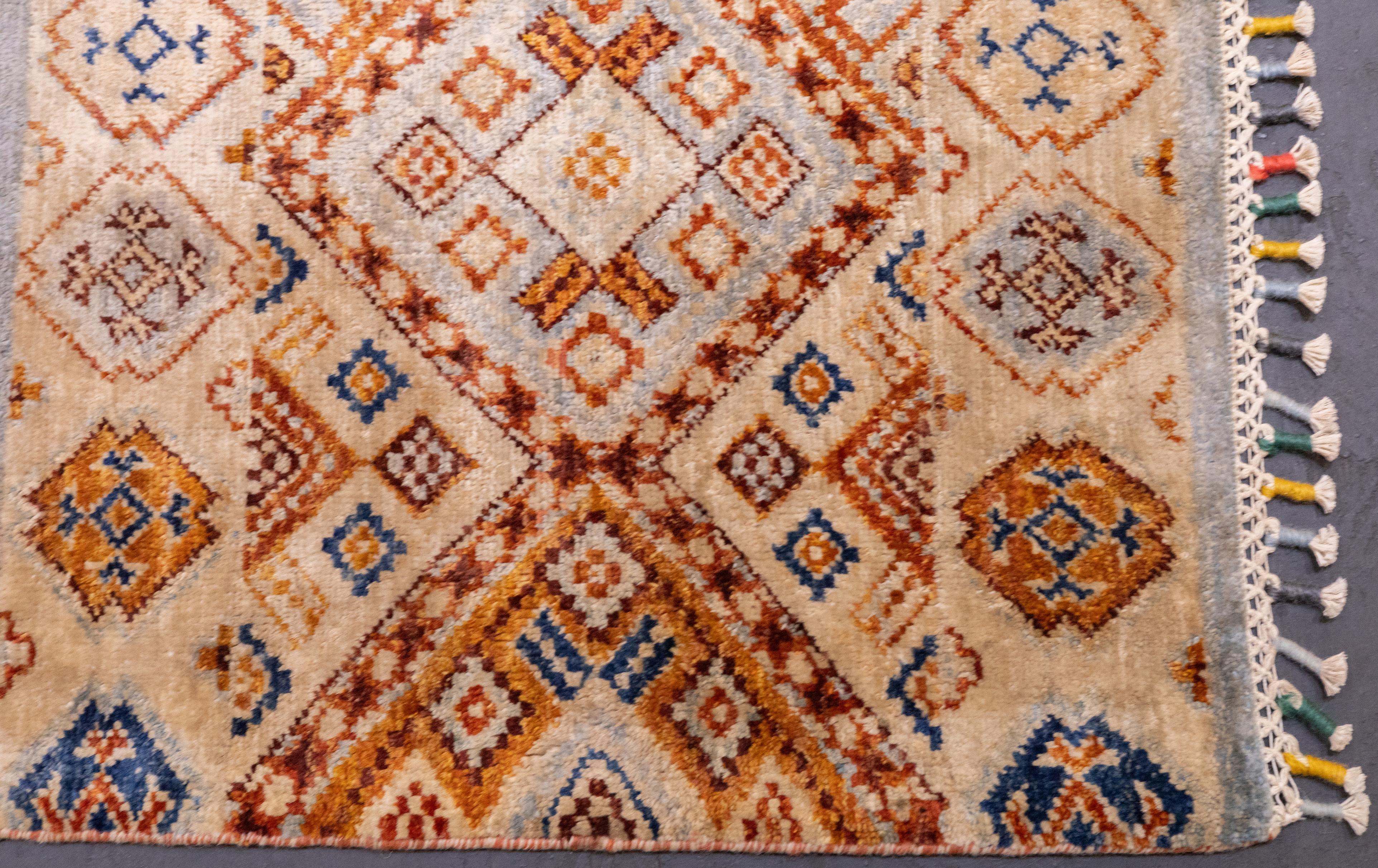 Gabbeh Teppich 5'7'' x 7'10'' (Wolle) im Angebot