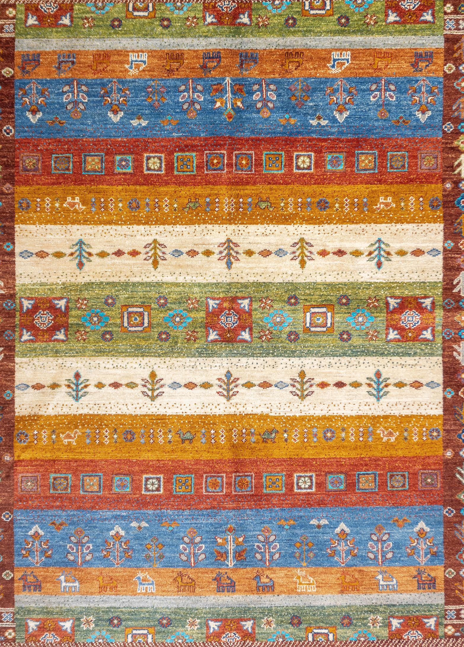 Gabbeh Teppich 5'9'' x 8'0