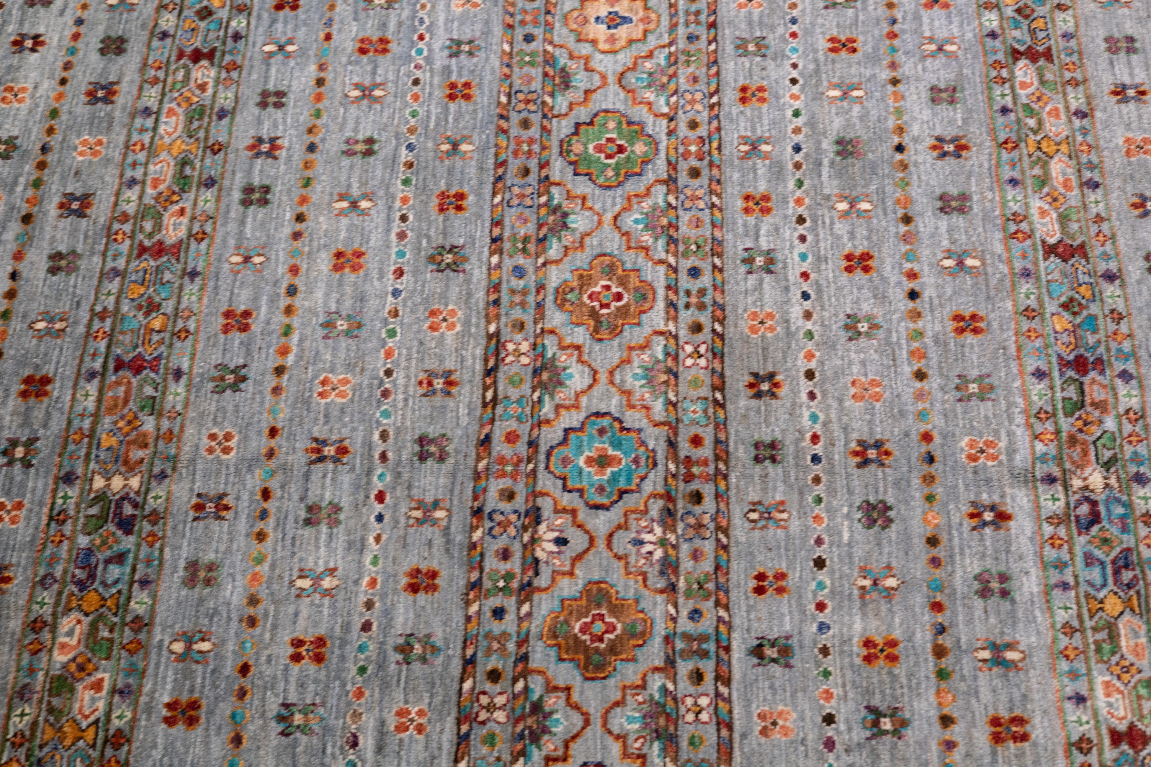 Gabbeh Teppich 6'10'' x 10'5'' (21. Jahrhundert und zeitgenössisch) im Angebot