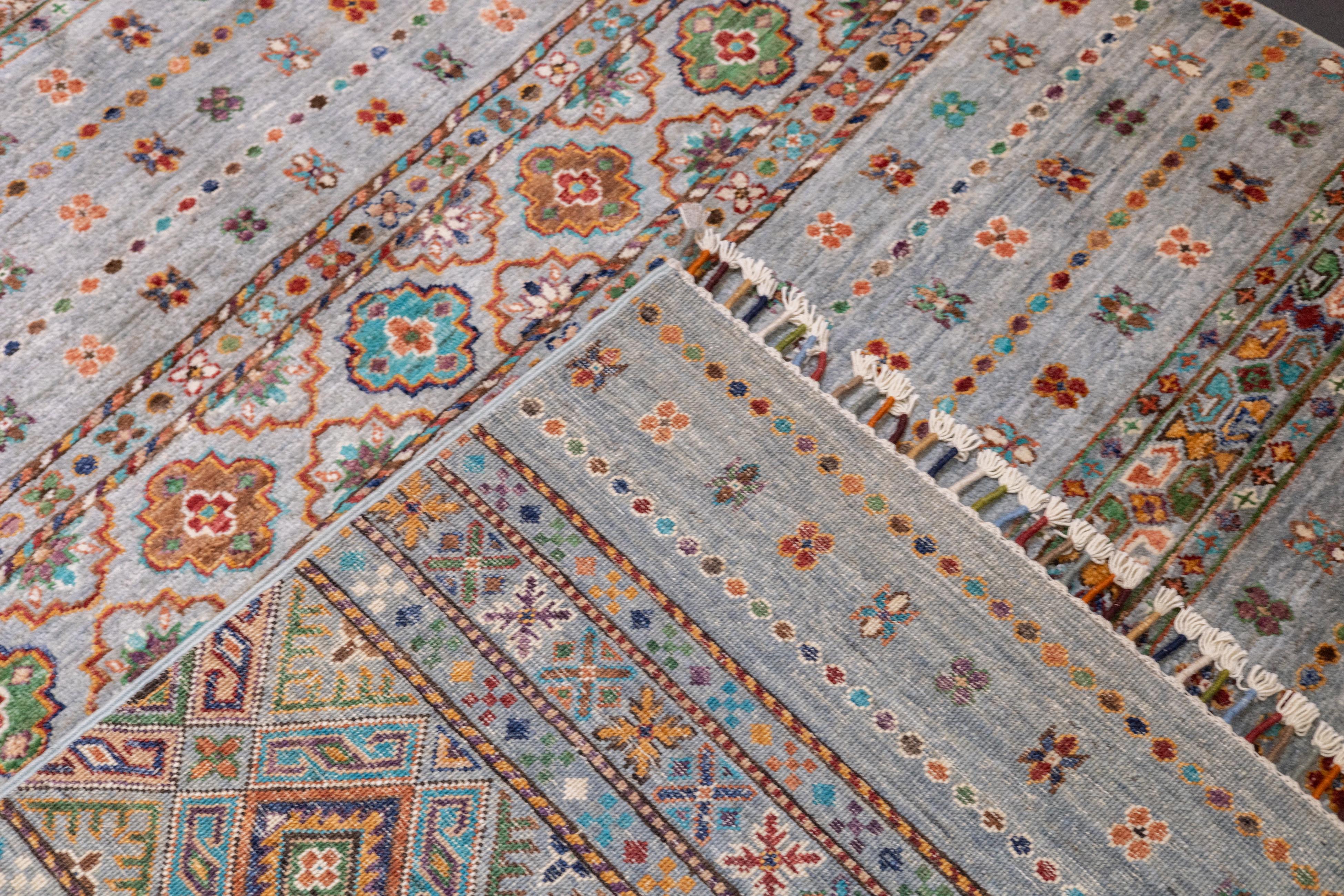 Gabbeh Teppich 6'10'' x 10'5'' im Angebot 3