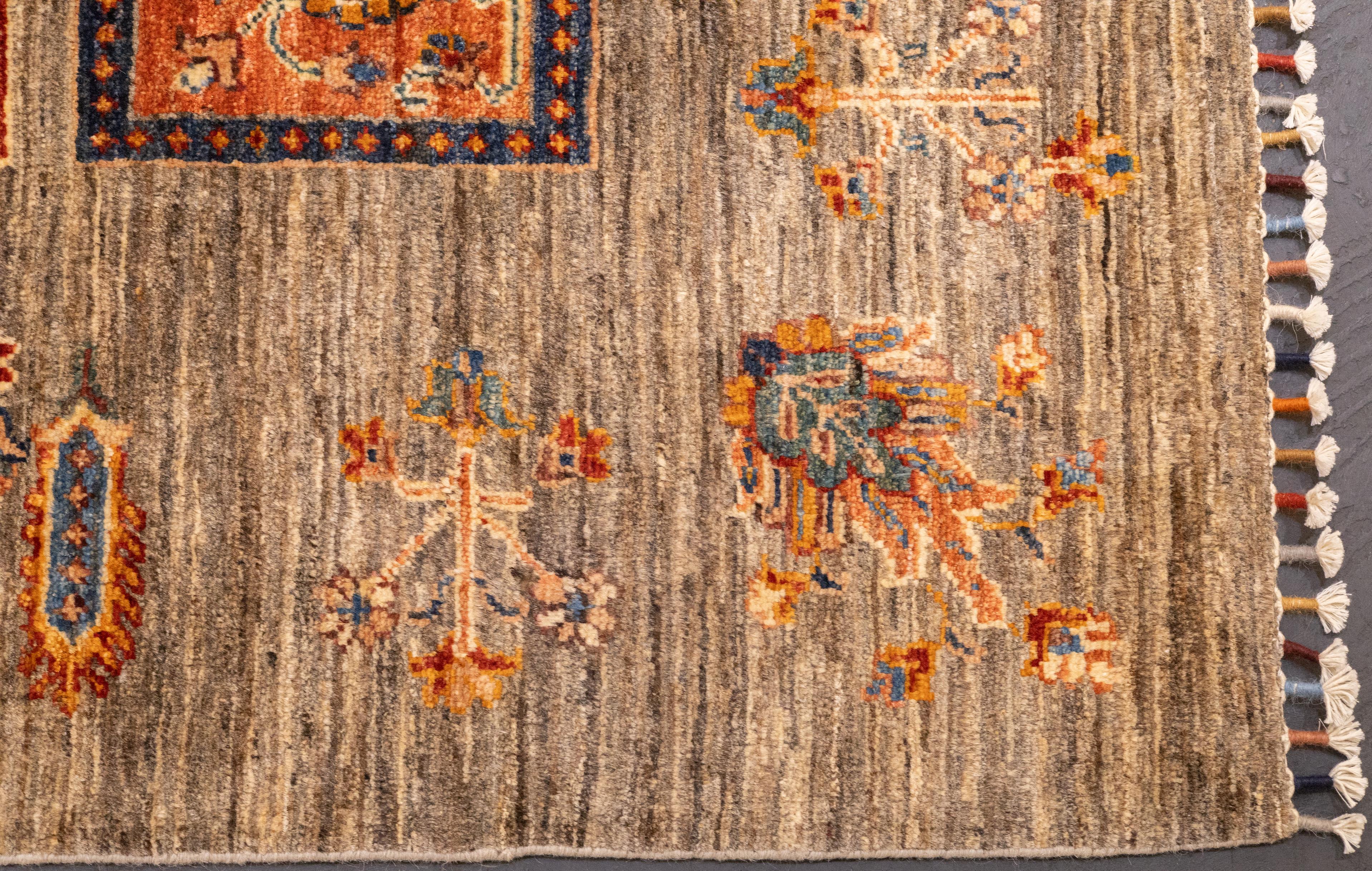 Gabbeh Rug 6'10'' x 9'11'' (21. Jahrhundert und zeitgenössisch) im Angebot