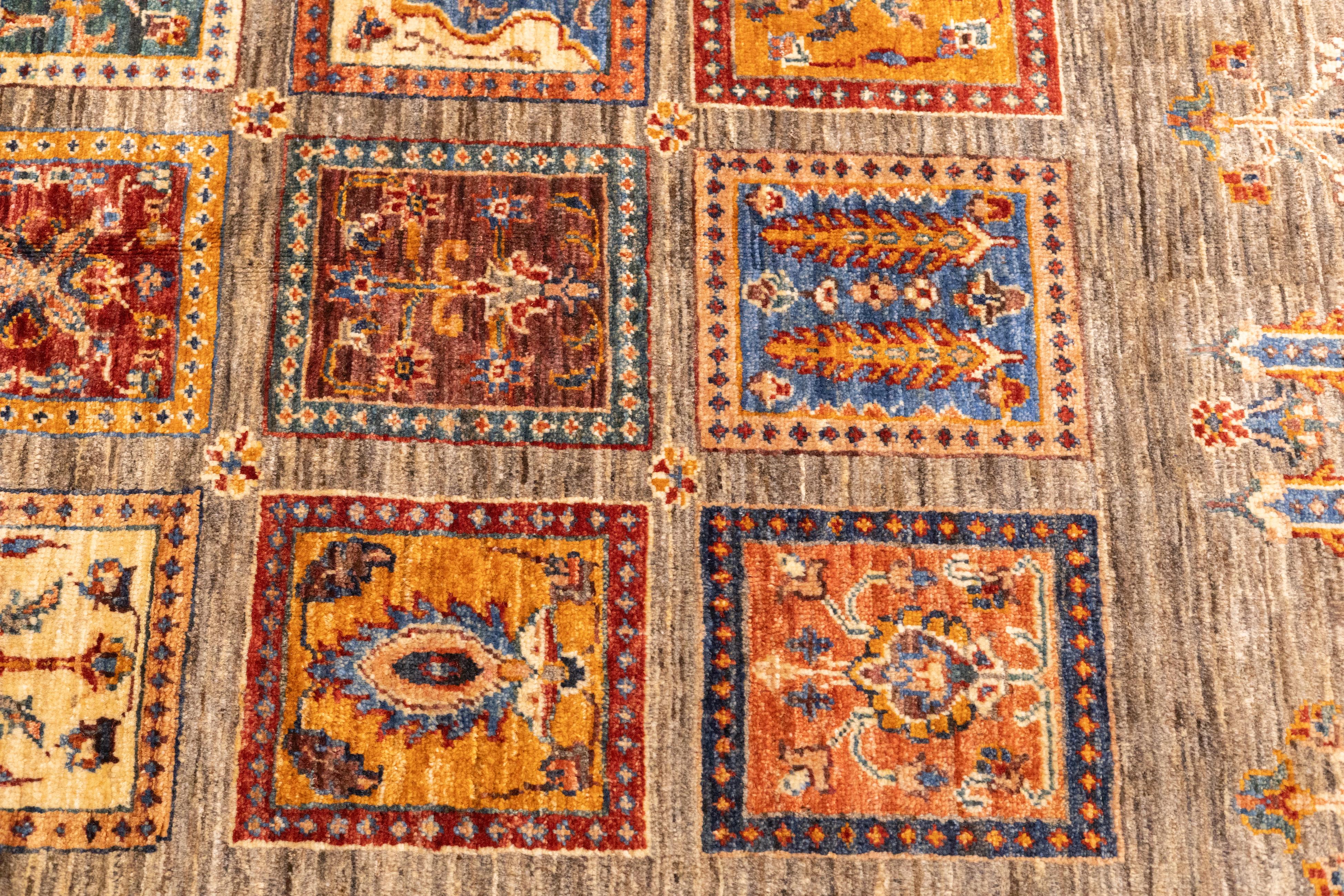 Gabbeh Rug 6'10'' x 9'11'' (Wolle) im Angebot