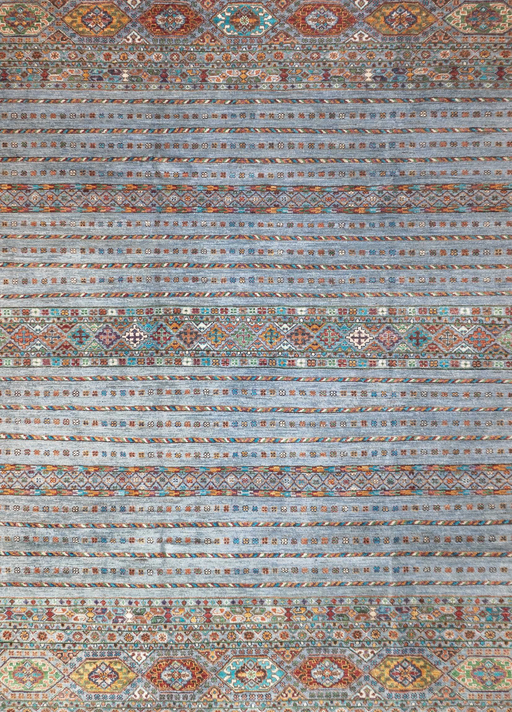 Gabbeh Rug 6'10'' x 9'8'' (Persisch) im Angebot