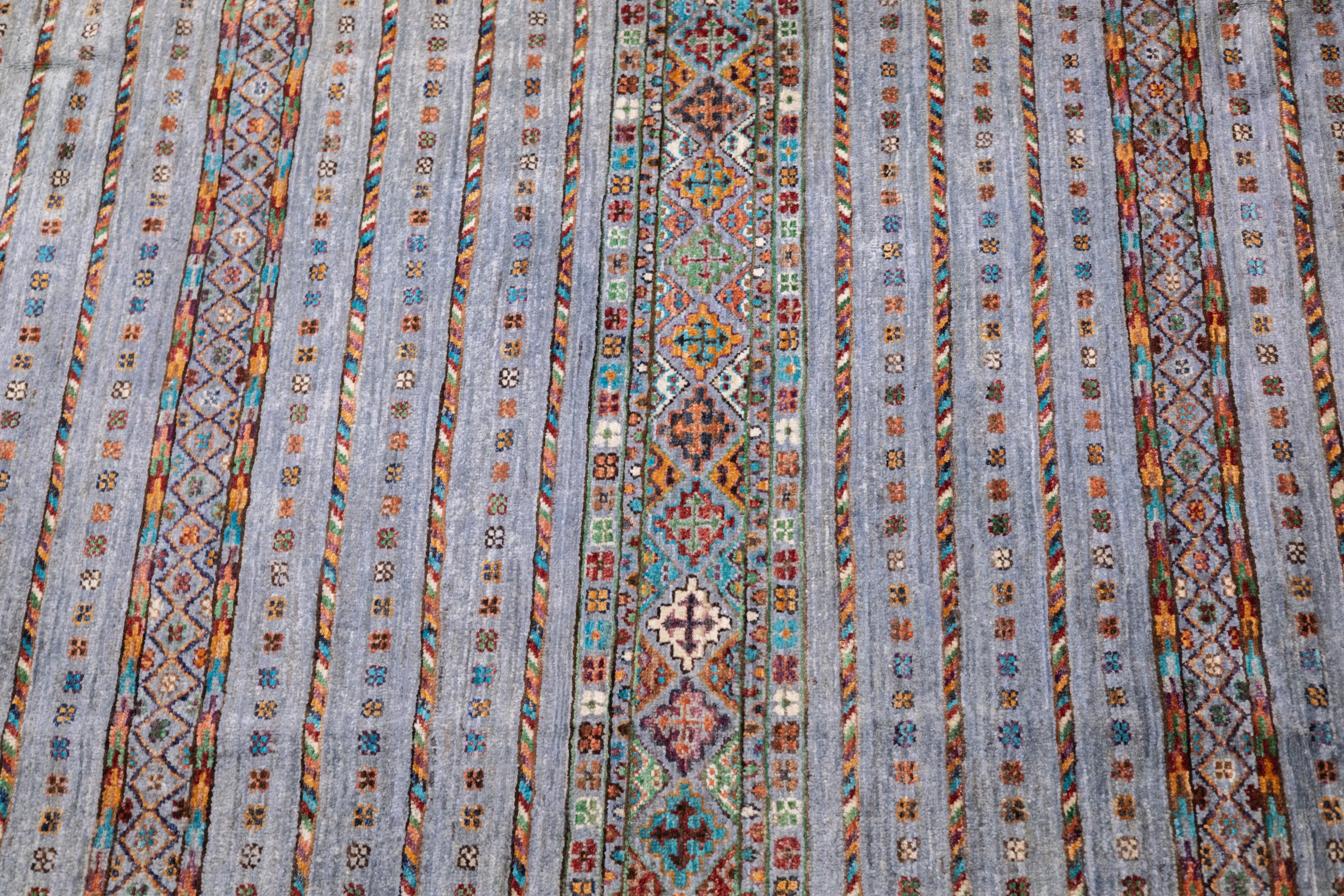 Gabbeh Rug 6'10'' x 9'8'' (Wolle) im Angebot