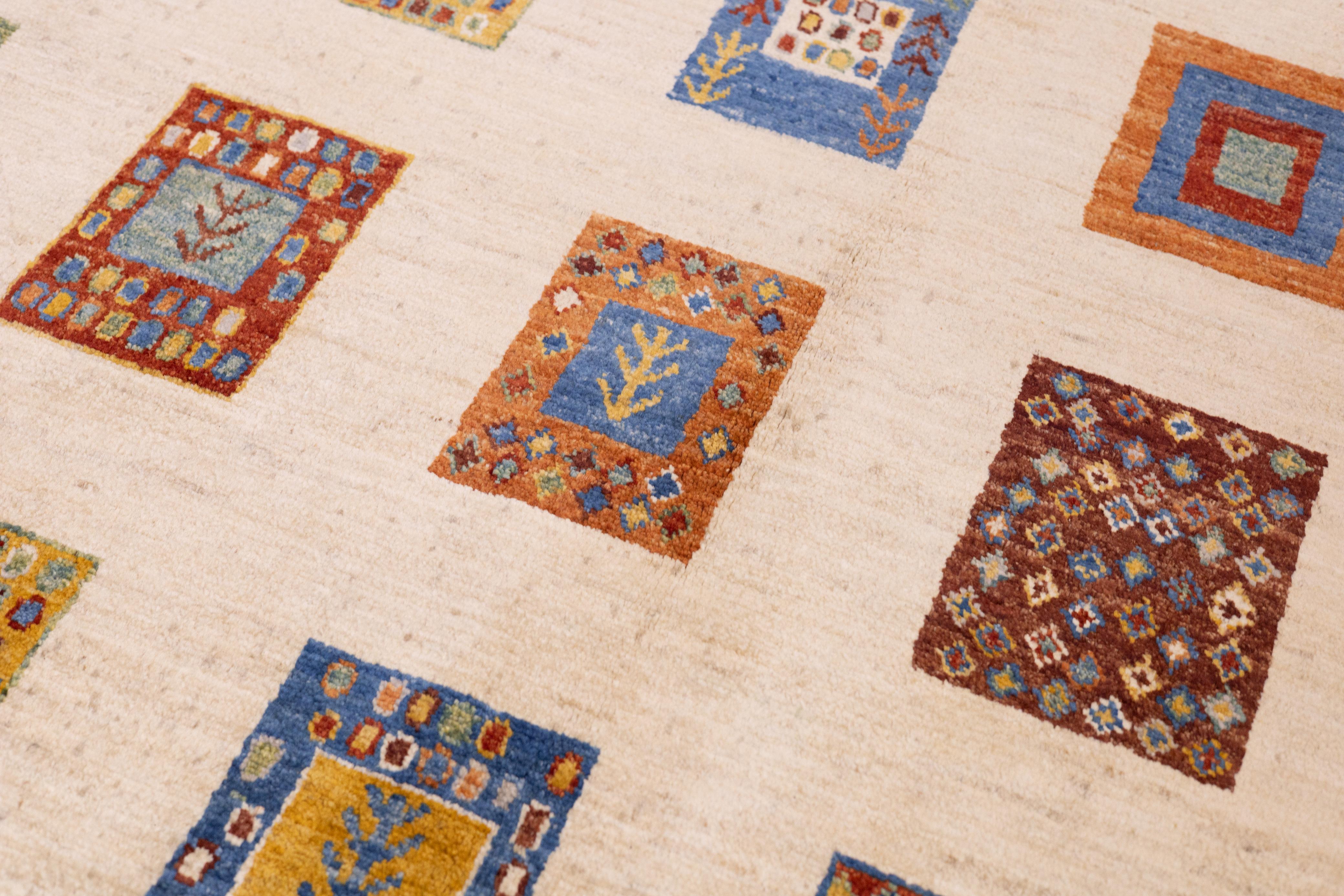 Gabbeh Teppich 6'8'' x 9'11'' im Angebot 1