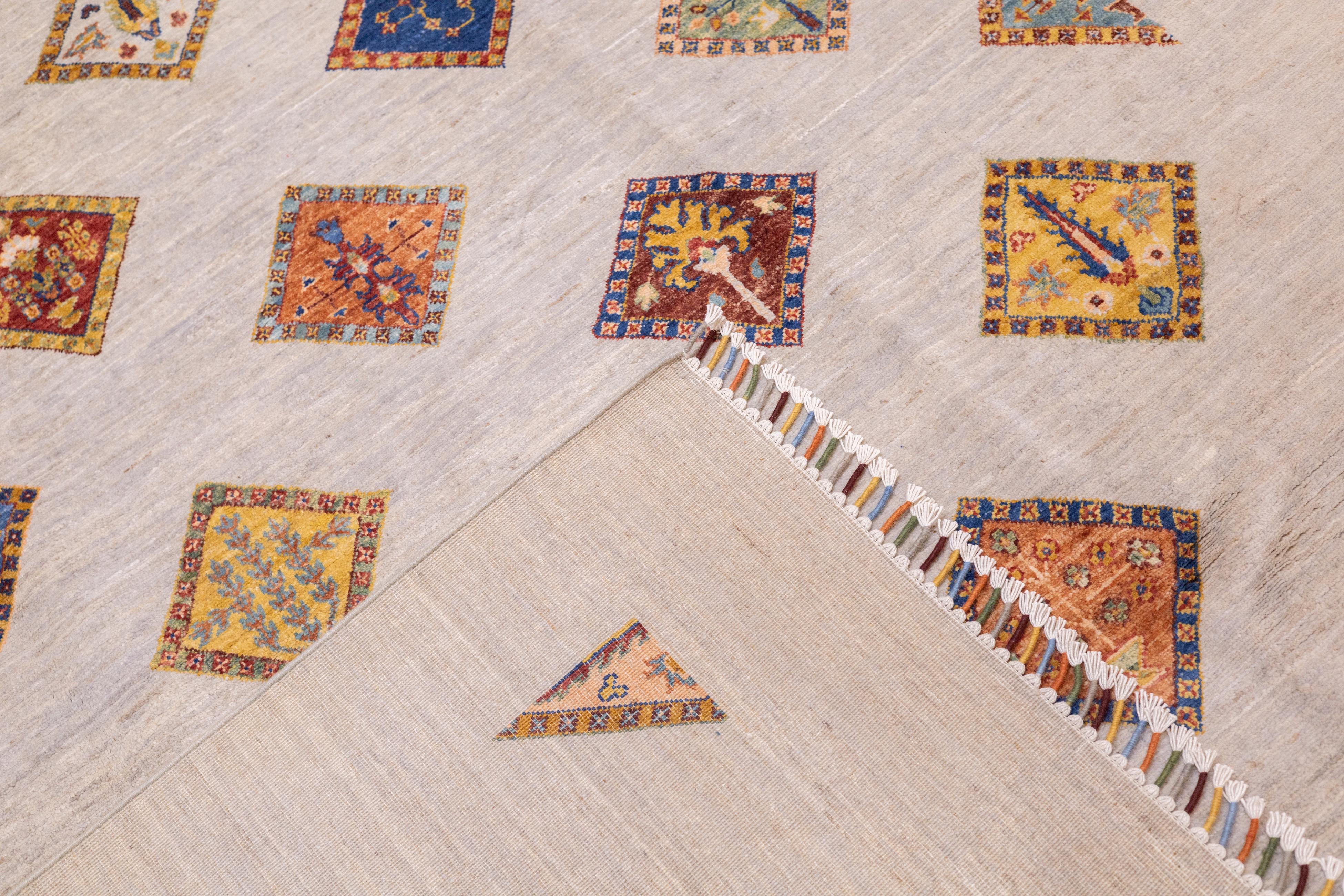 Tappeto Gabbeh 6'8'' x 9'7'' in vendita 3