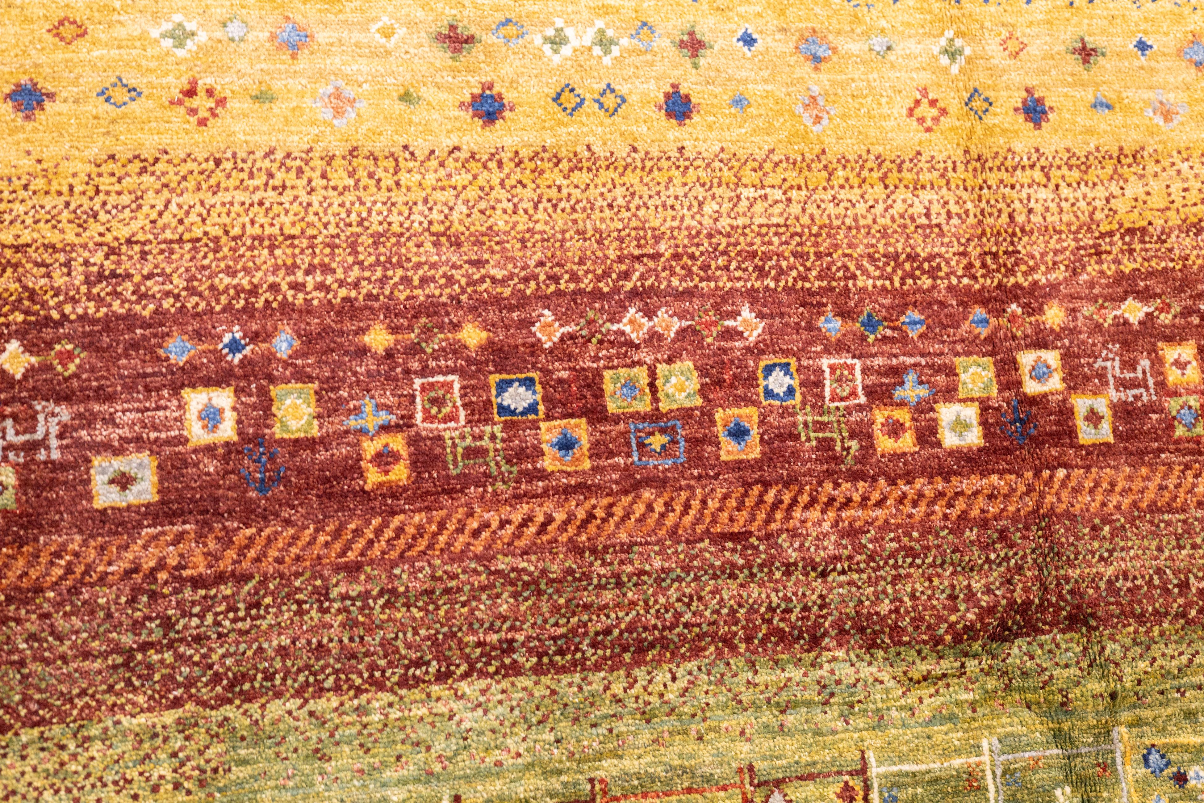 Tappeto Gabbeh 6'8'' x 9'7'' in vendita 3