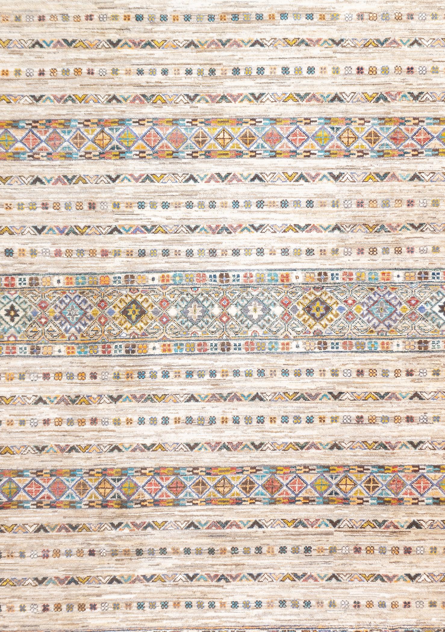Gabbeh Teppich 6'8'' x 9'9'' (Persisch) im Angebot